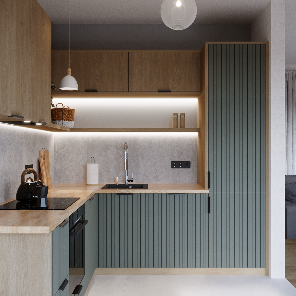 Lampa wisząca Venosa E27 biała Inspire - 2