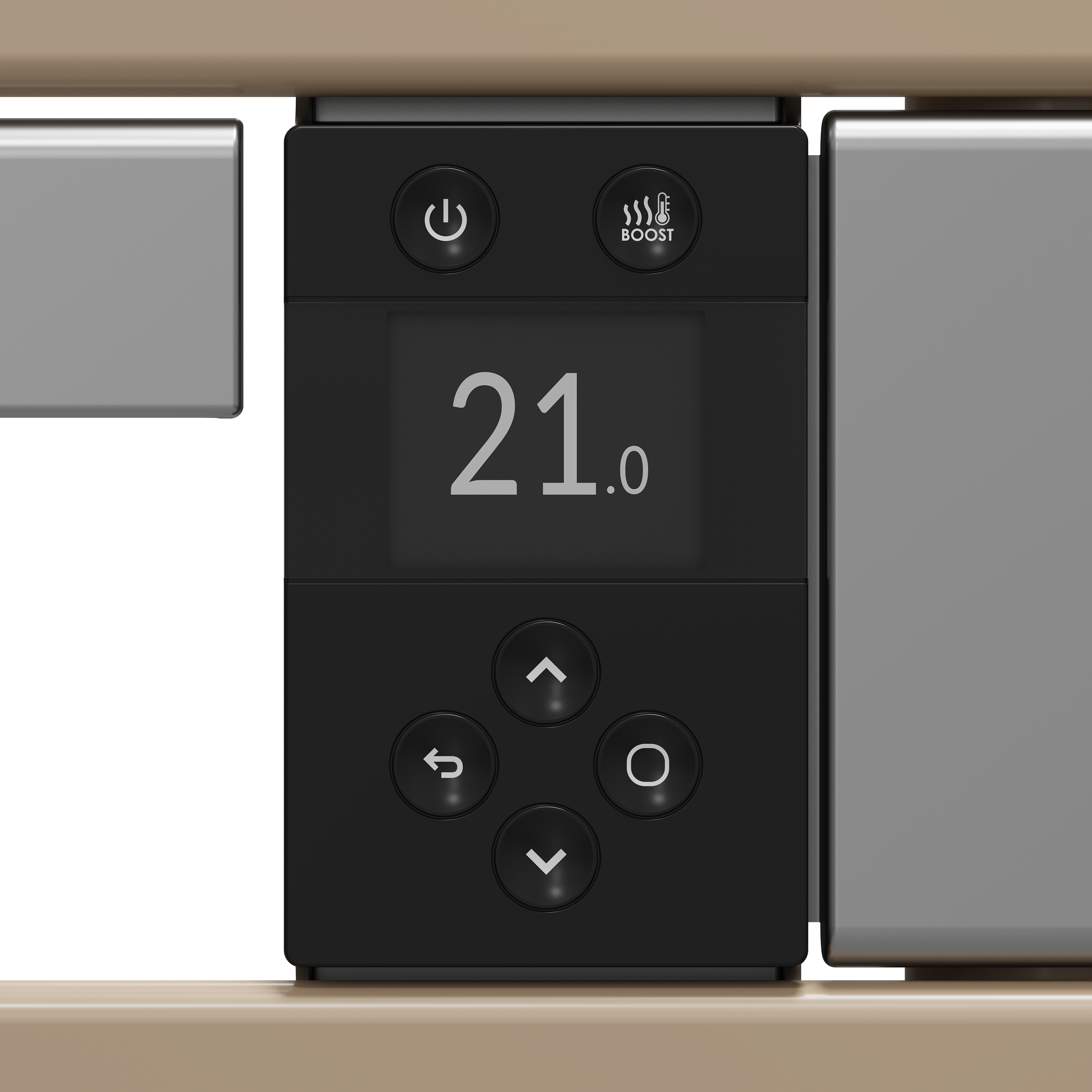 Sèche-serviettes électrique soufflant connecté 2 SAUTER 1750W Asama cappuccino - 6