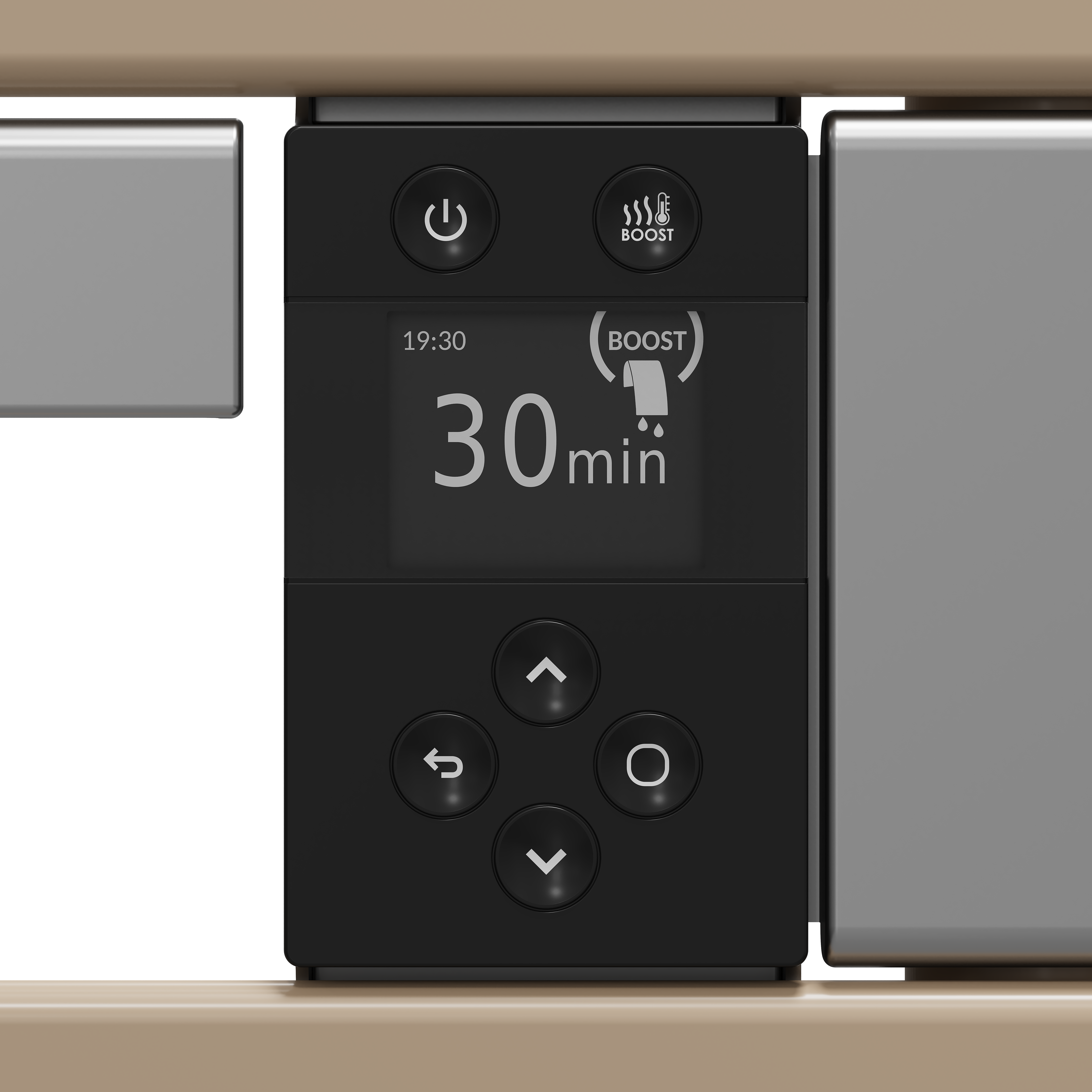 Sèche-serviettes électrique soufflant connecté 2 SAUTER 1750W Asama cappuccino - 5