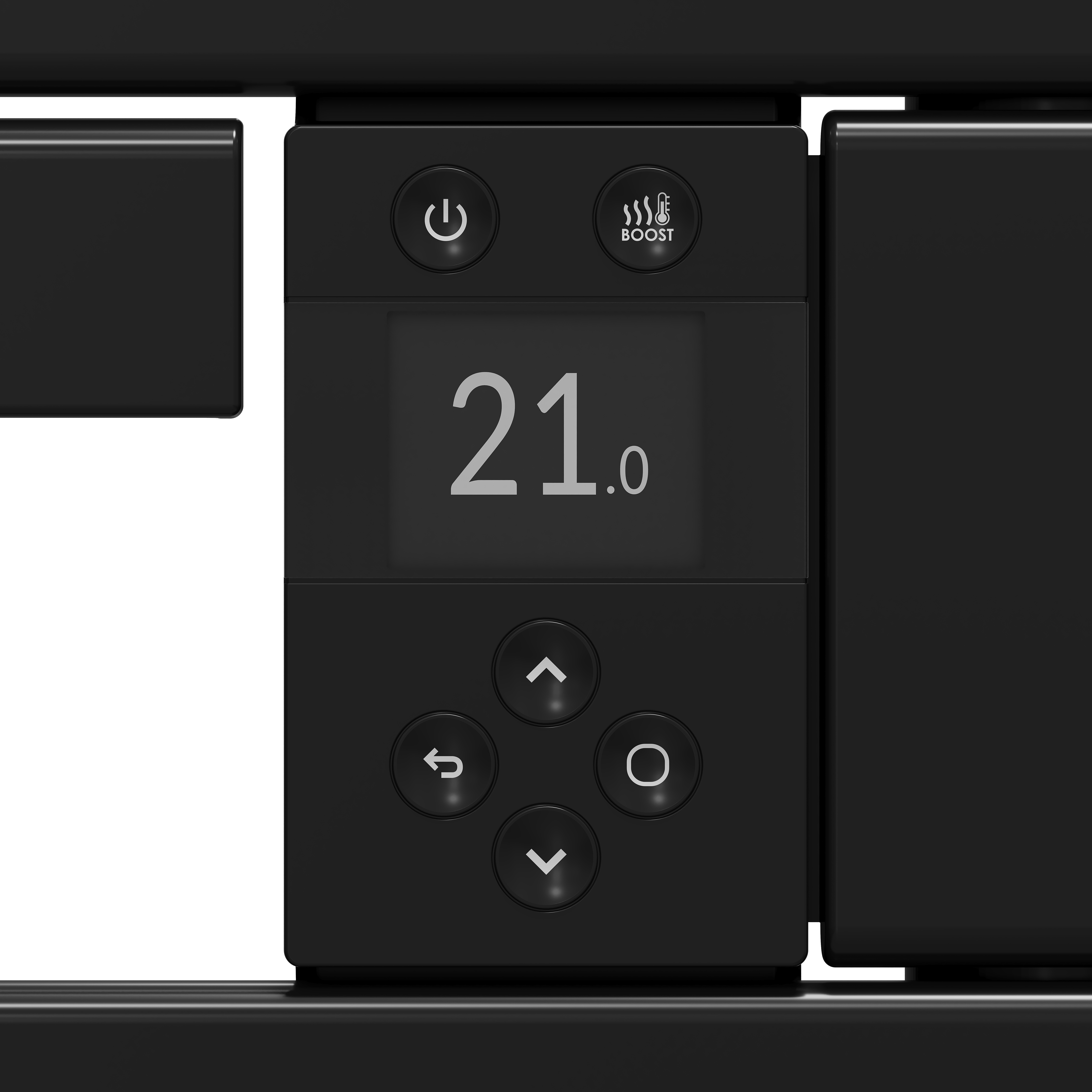 Sèche-serviettes électrique soufflant connecté 2 SAUTER 1500W Asama noir - 8