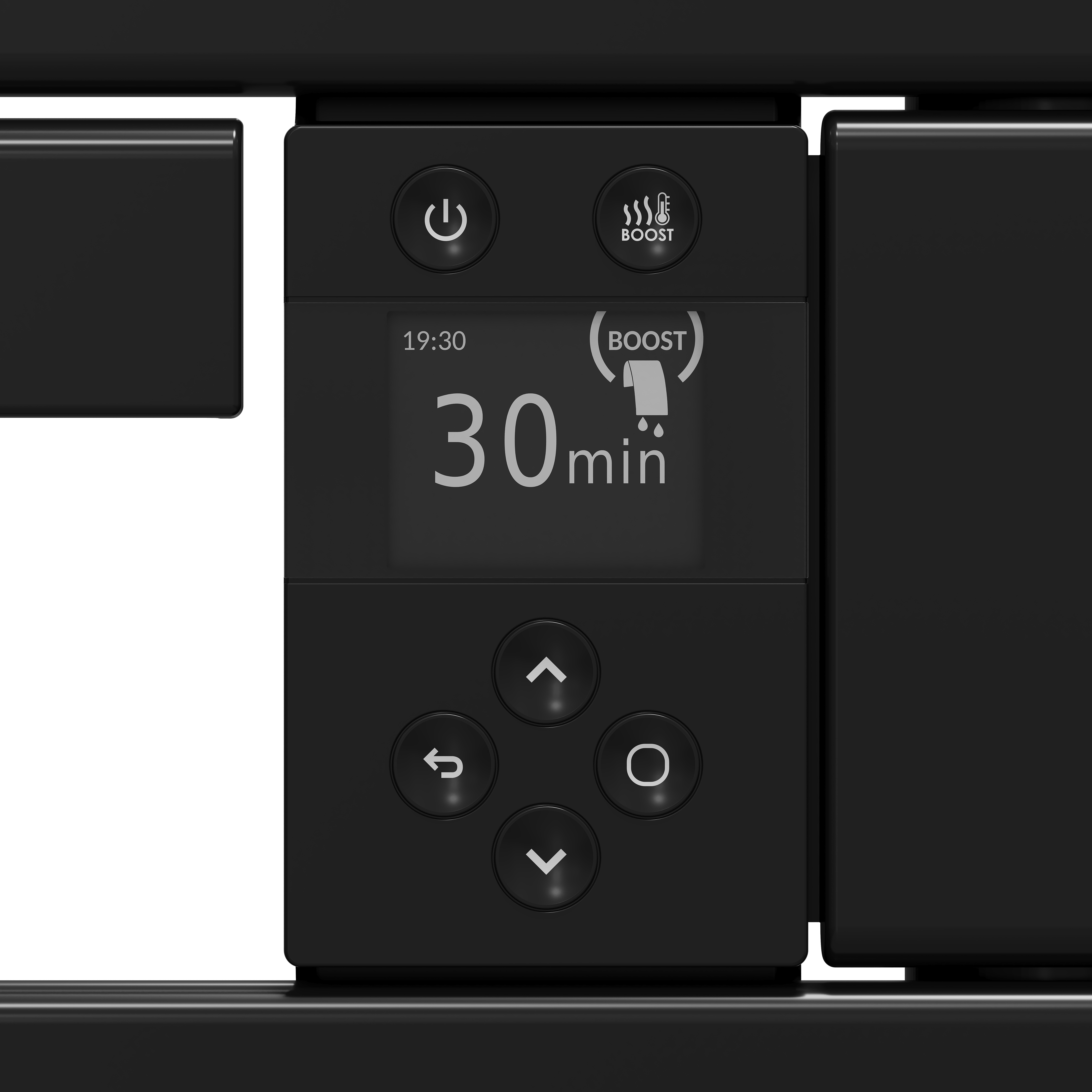 Sèche-serviettes électrique soufflant connecté 2 SAUTER 1500W Asama noir - 7