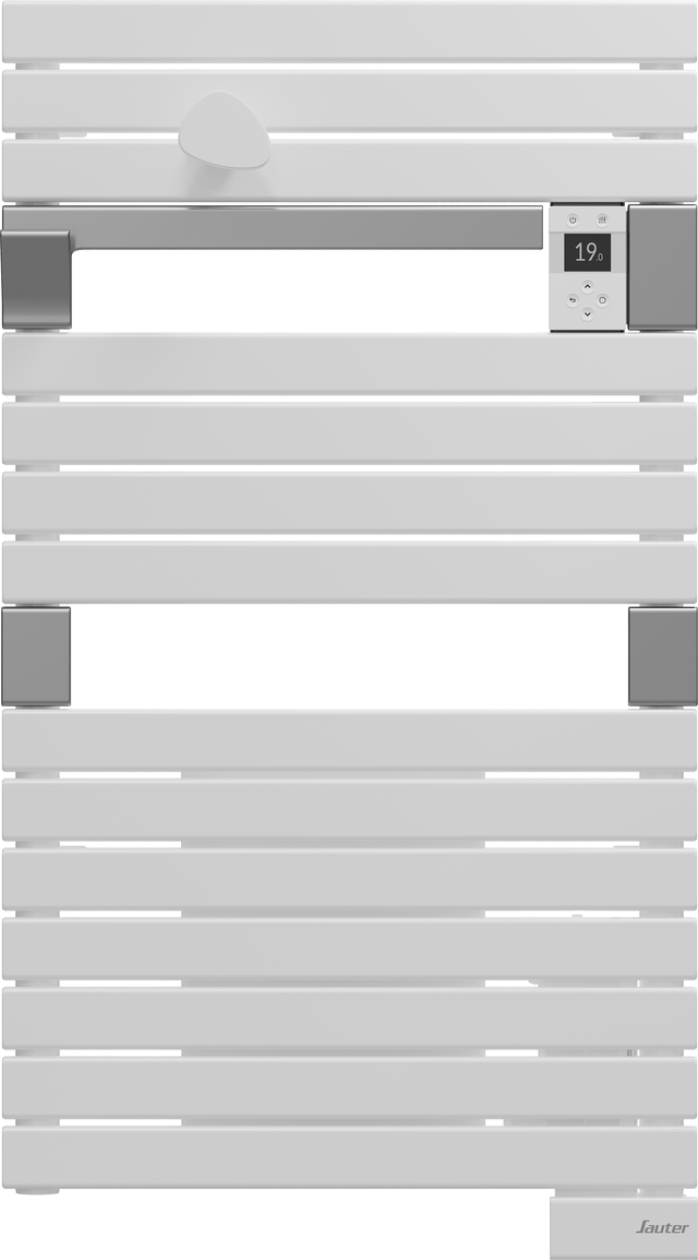 Sèche-serviettes électrique soufflant connecté 2 SAUTER 1500W Asama blanc