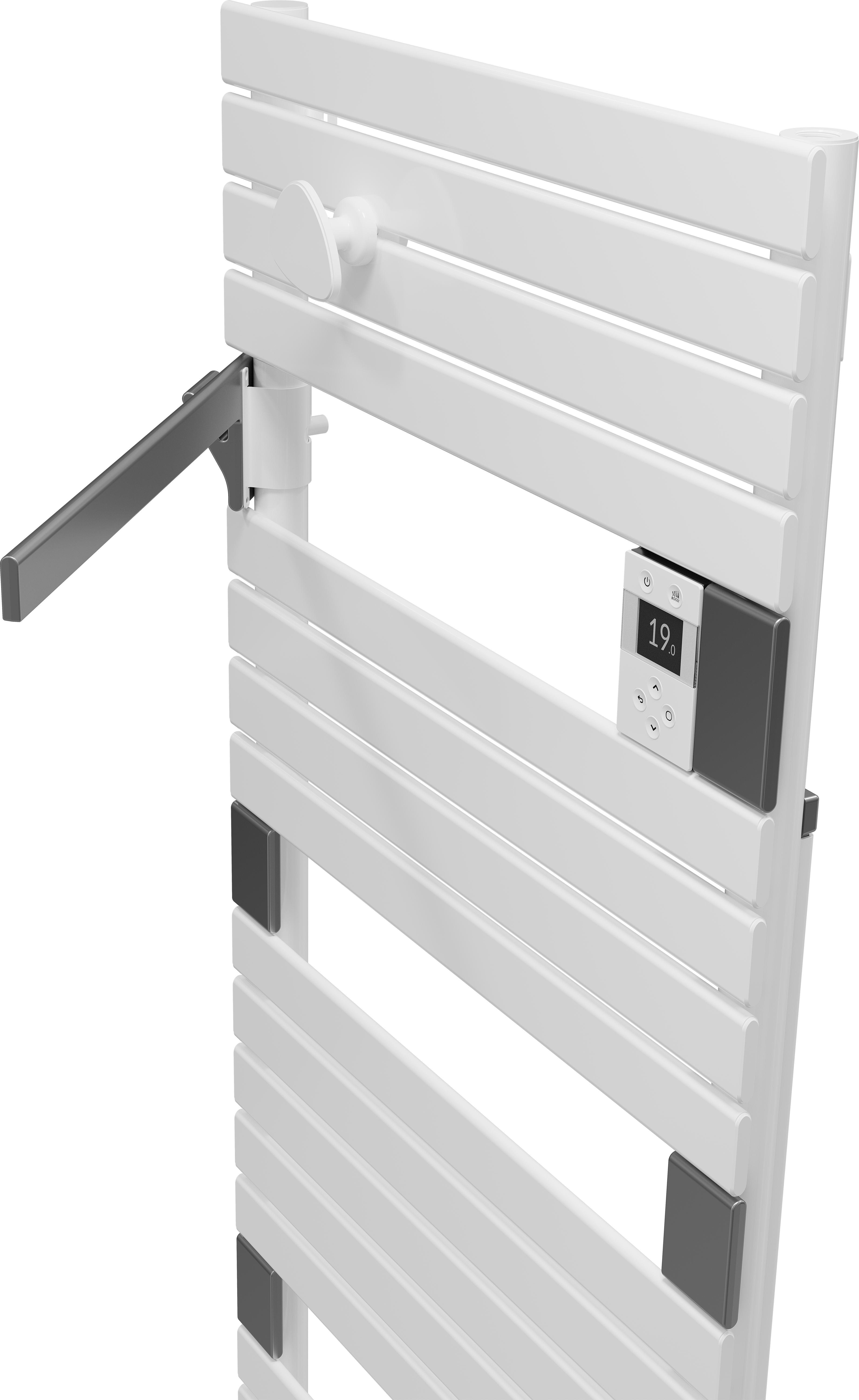 Sèche-serviettes électrique connecté 2 SAUTER 750W Asama blanc - 4