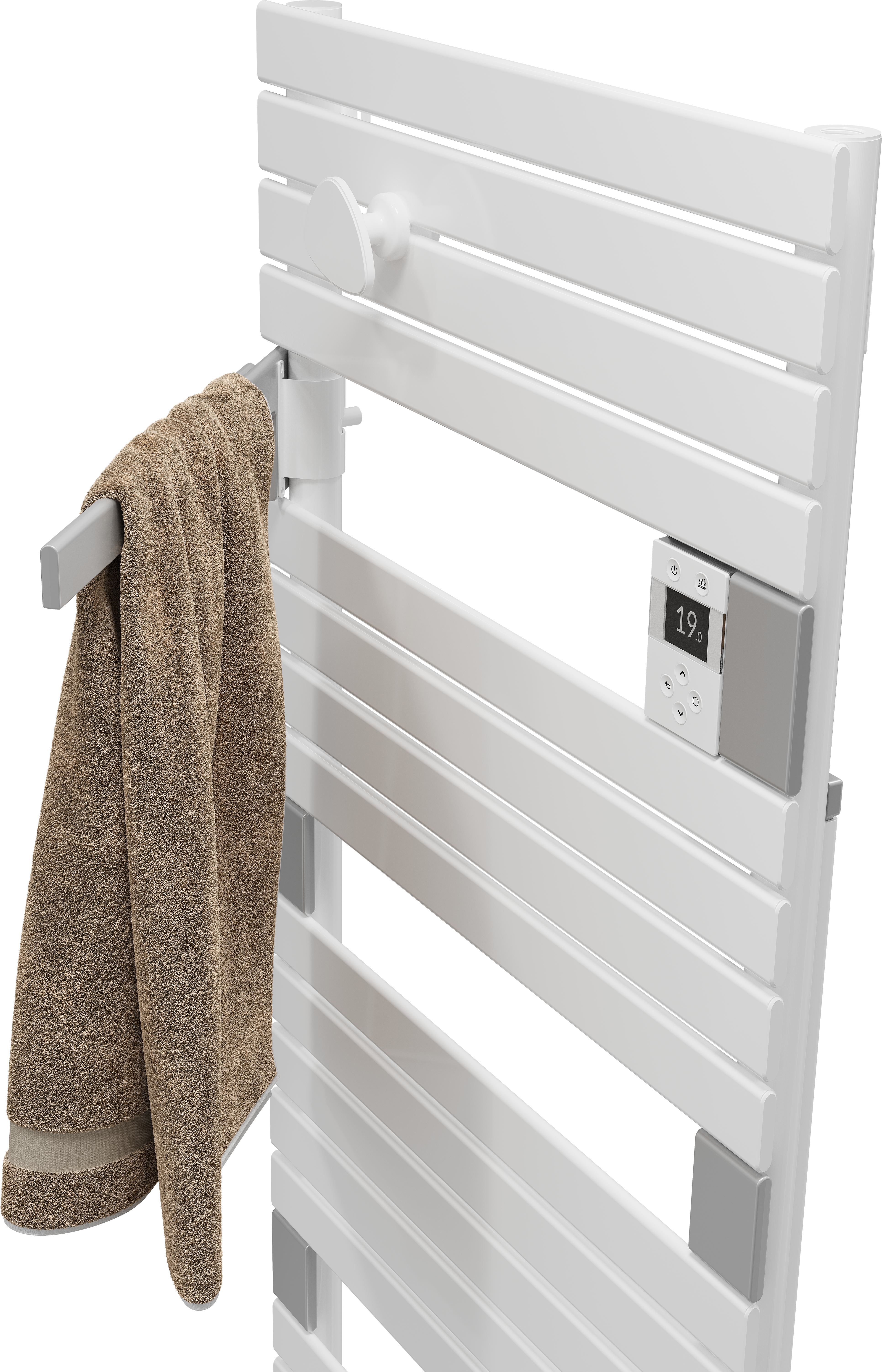 Sèche-serviettes électrique connecté 2 SAUTER 750W Asama blanc - 5