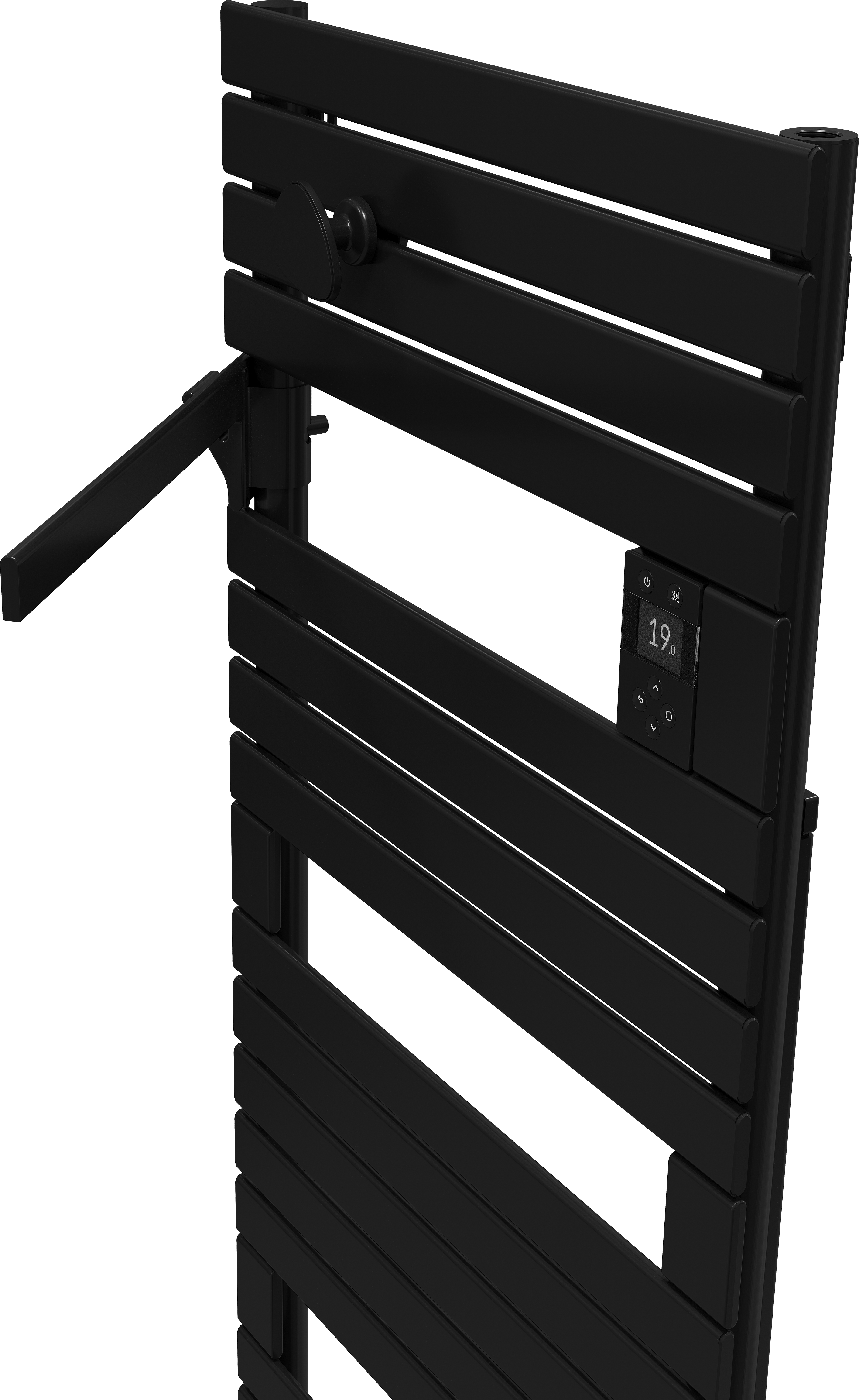 Sèche-serviettes électrique connecté 2 SAUTER 750W Asama noir - 6