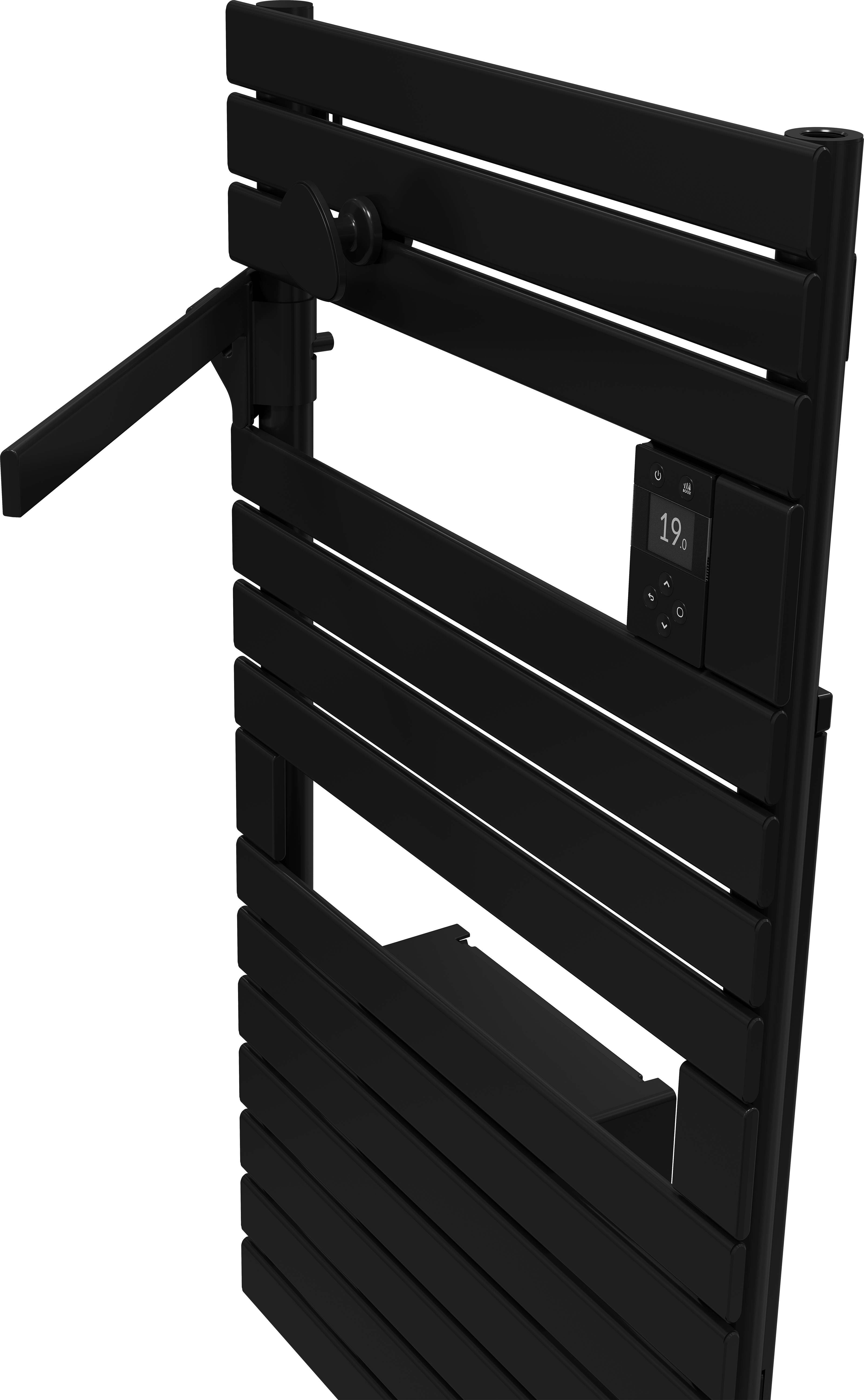 Sèche-serviettes électrique soufflant connecté 2 SAUTER 1500W Asama noir - 5