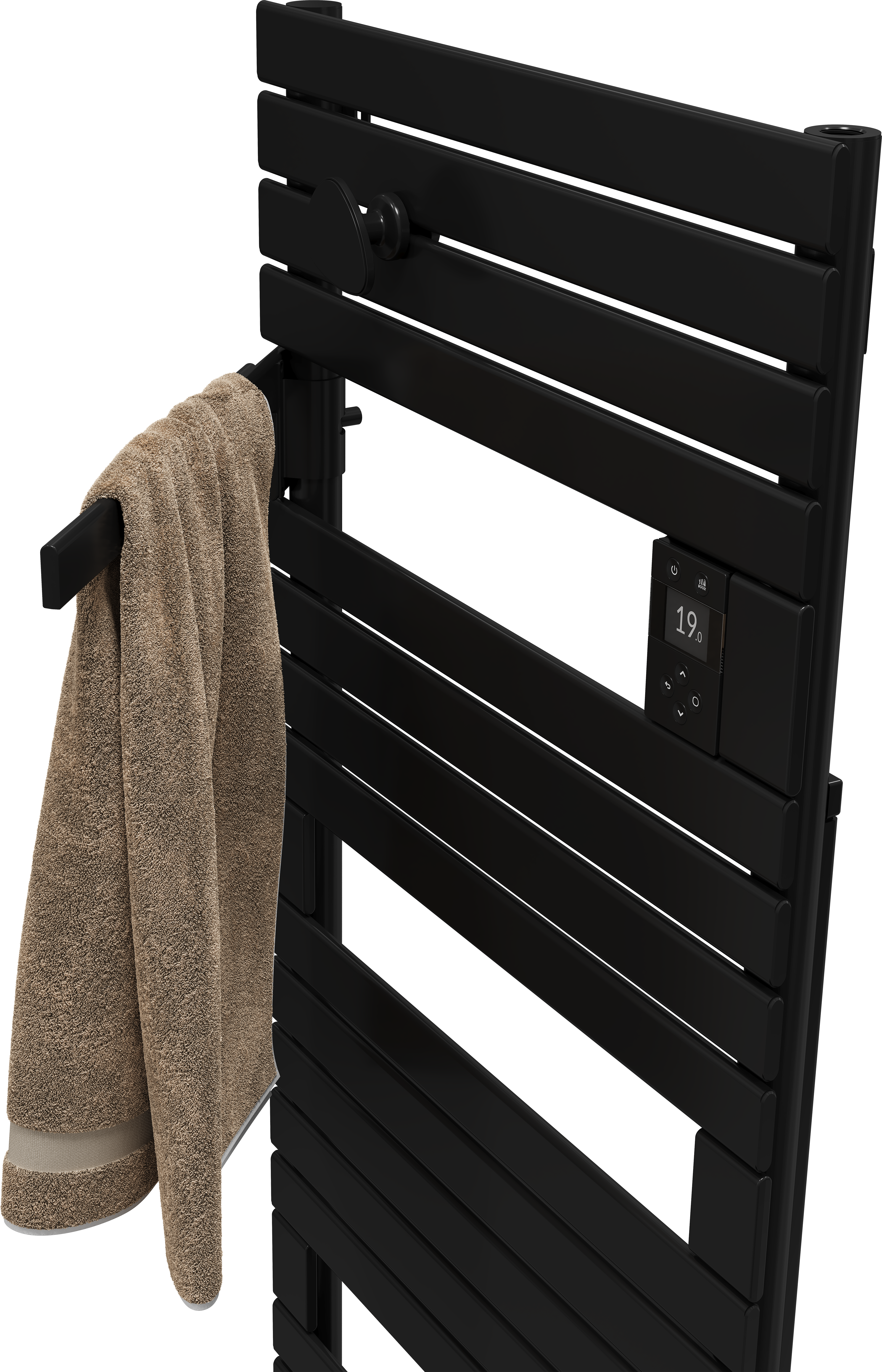 Sèche-serviettes électrique soufflant connecté 2 SAUTER 1750W Asama noir - 5