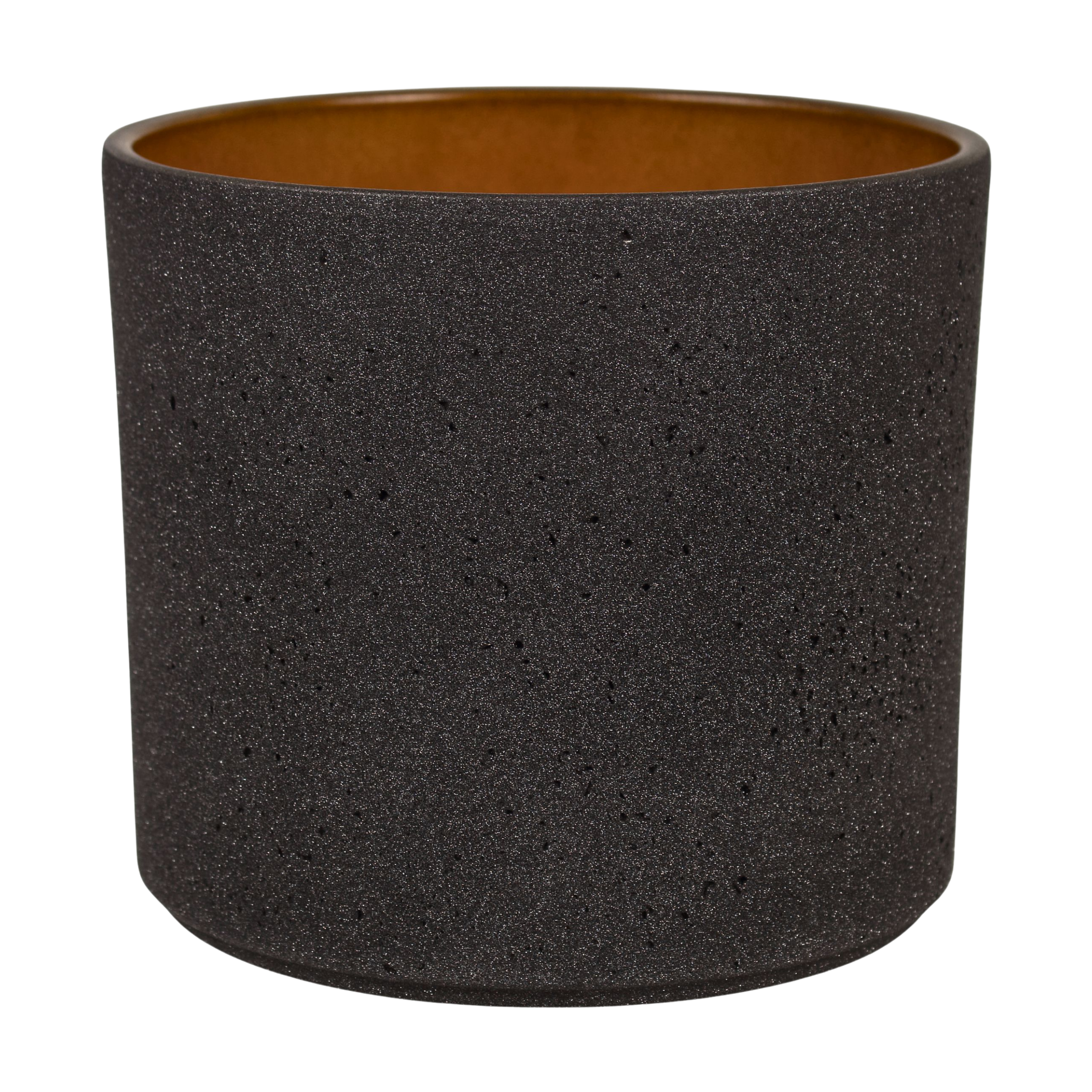 Osłonka doniczki ceramiczna Pillar Lava 21cm antracytowa Cermax