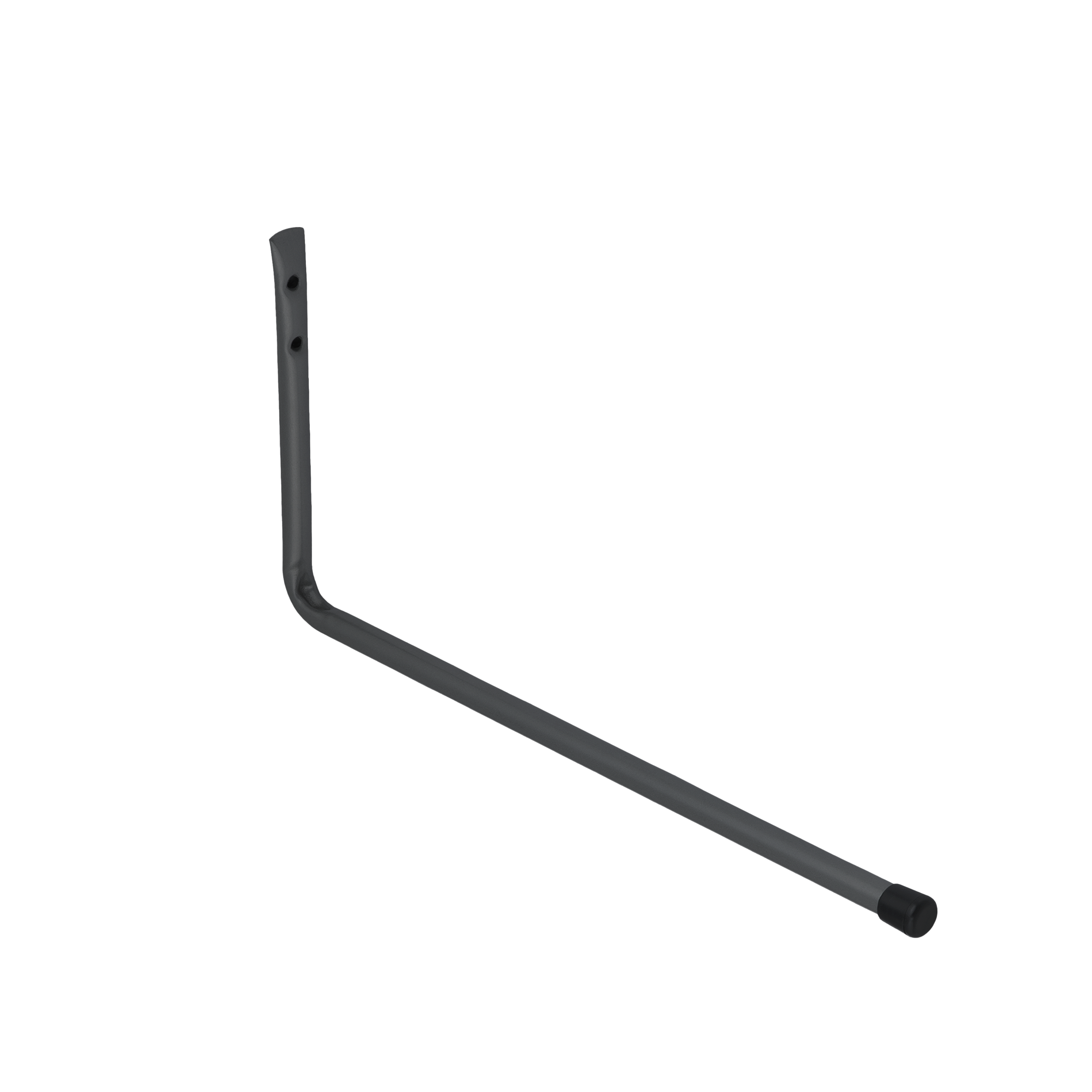 Hak ścienny pojedynczy prosty 35x17 cm antracytowy HPP 350