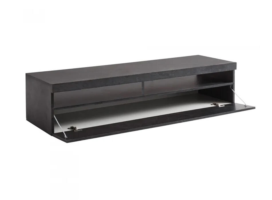 Mobile per TV burrata L 200 x H 36.2 x P 45 cm grigio scuro - 2