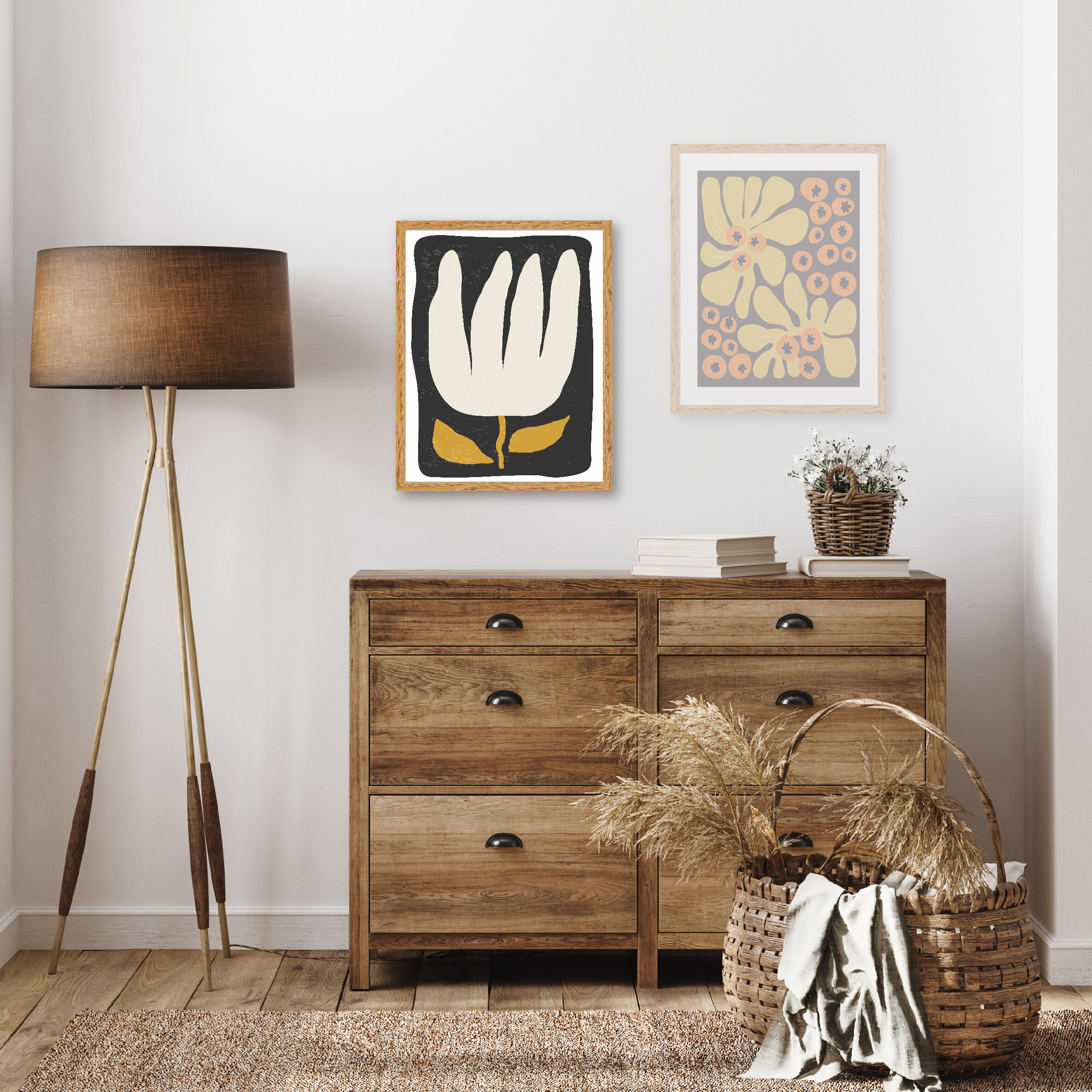 Stampa incorniciata su mdf 6340DP01G617 40 x 50 cm - 2