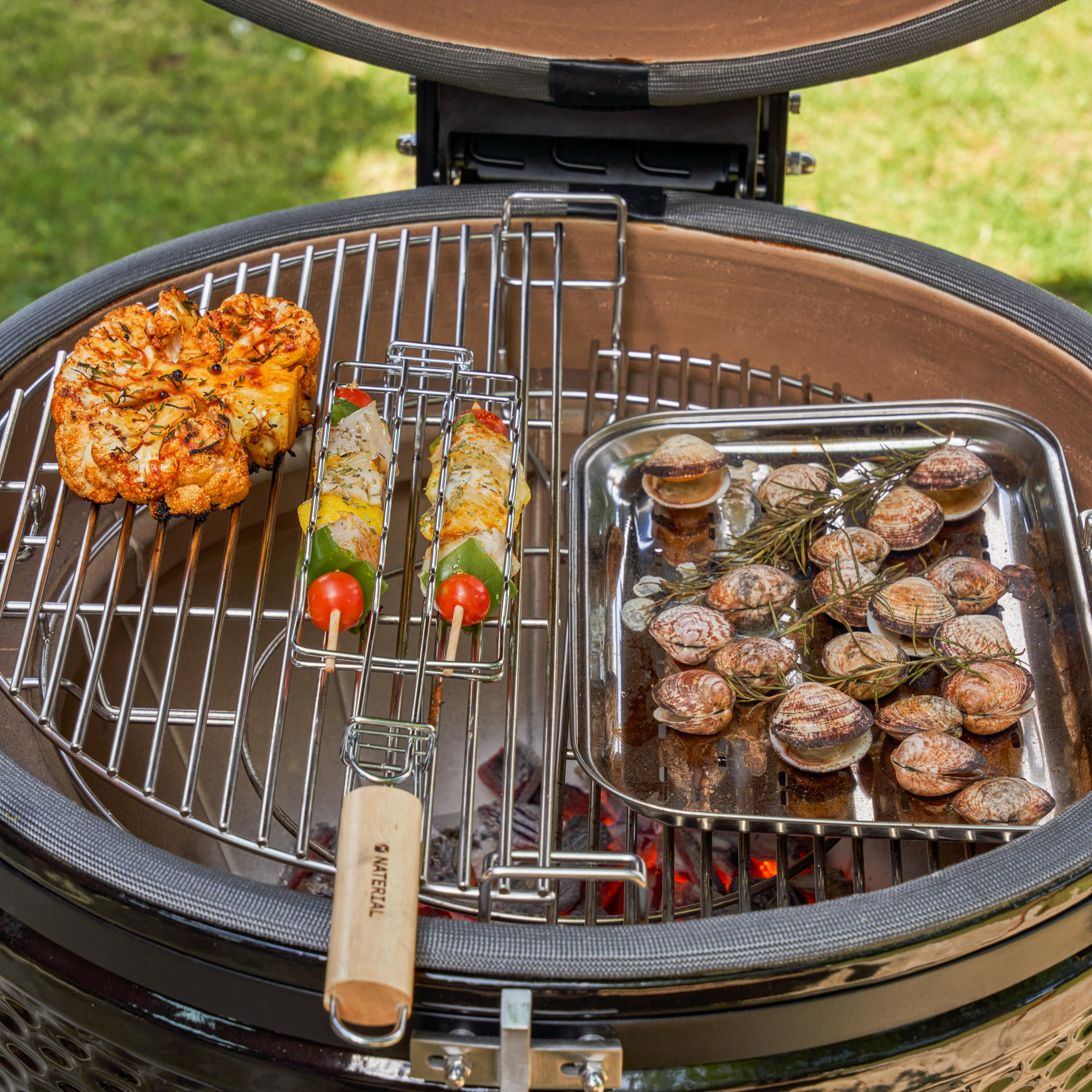 Parrilla NATERIAL para 6 salchichas - 10