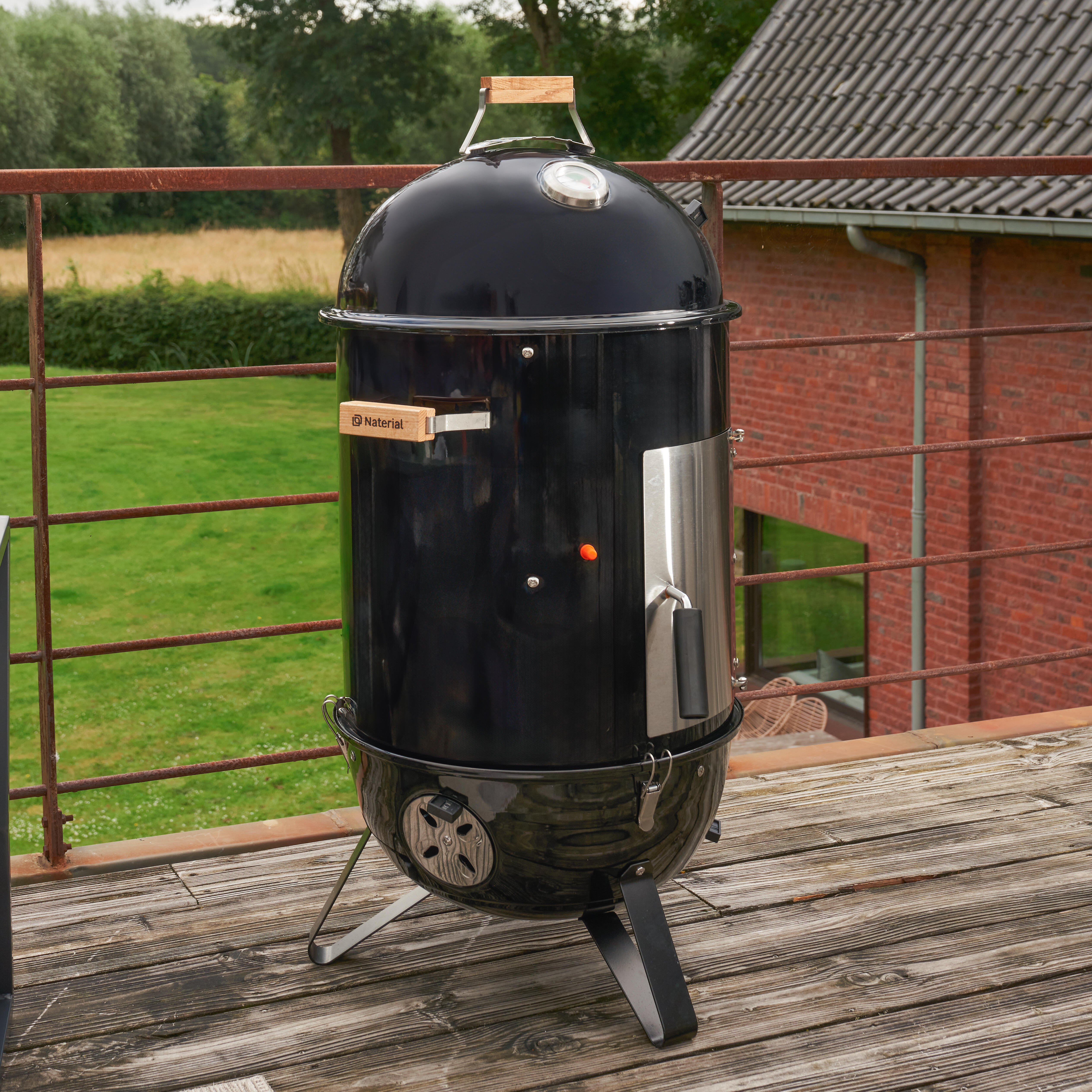 Barbecue defumador 62x52x104 cm Naterial Fumigo - 6