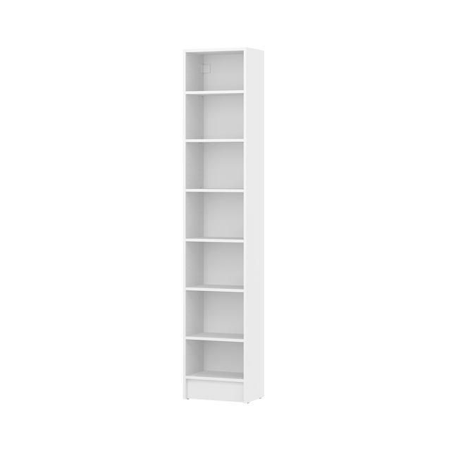 Librería blanca SPACEO Evo'M 40 x 204,8 x 28 cm (AnchoxAltoxFondo)