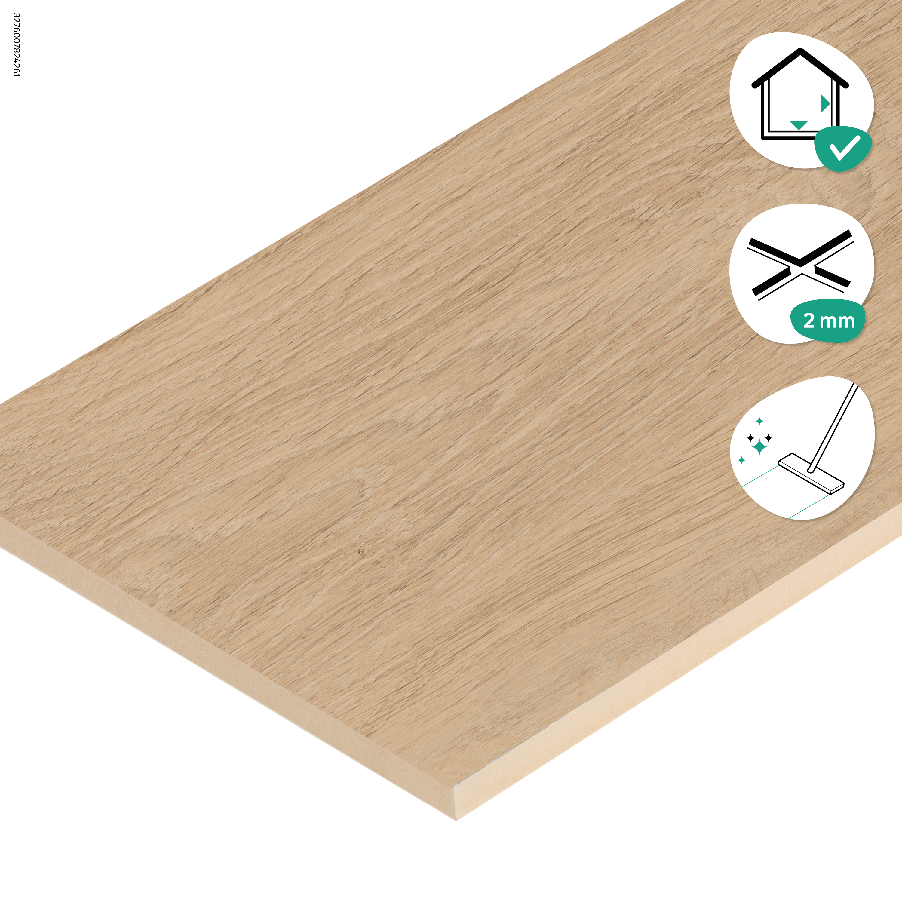 Gres szkliwiony Balade Wood 19.8x119.8 Artens - 10