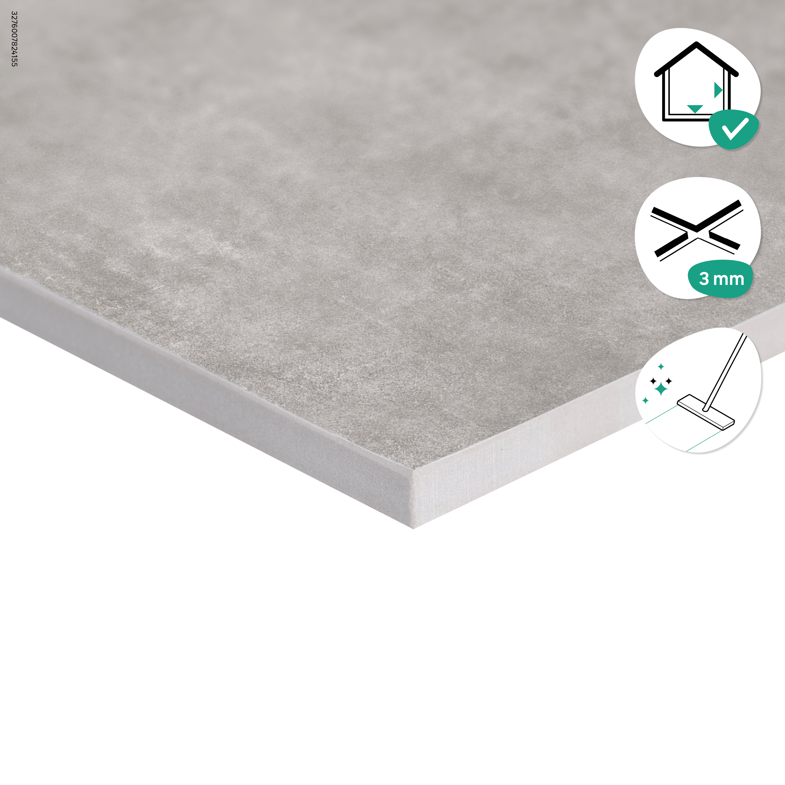 Gres szkliwiony Urban Grey 59.7 X 59.7 Artens - 17