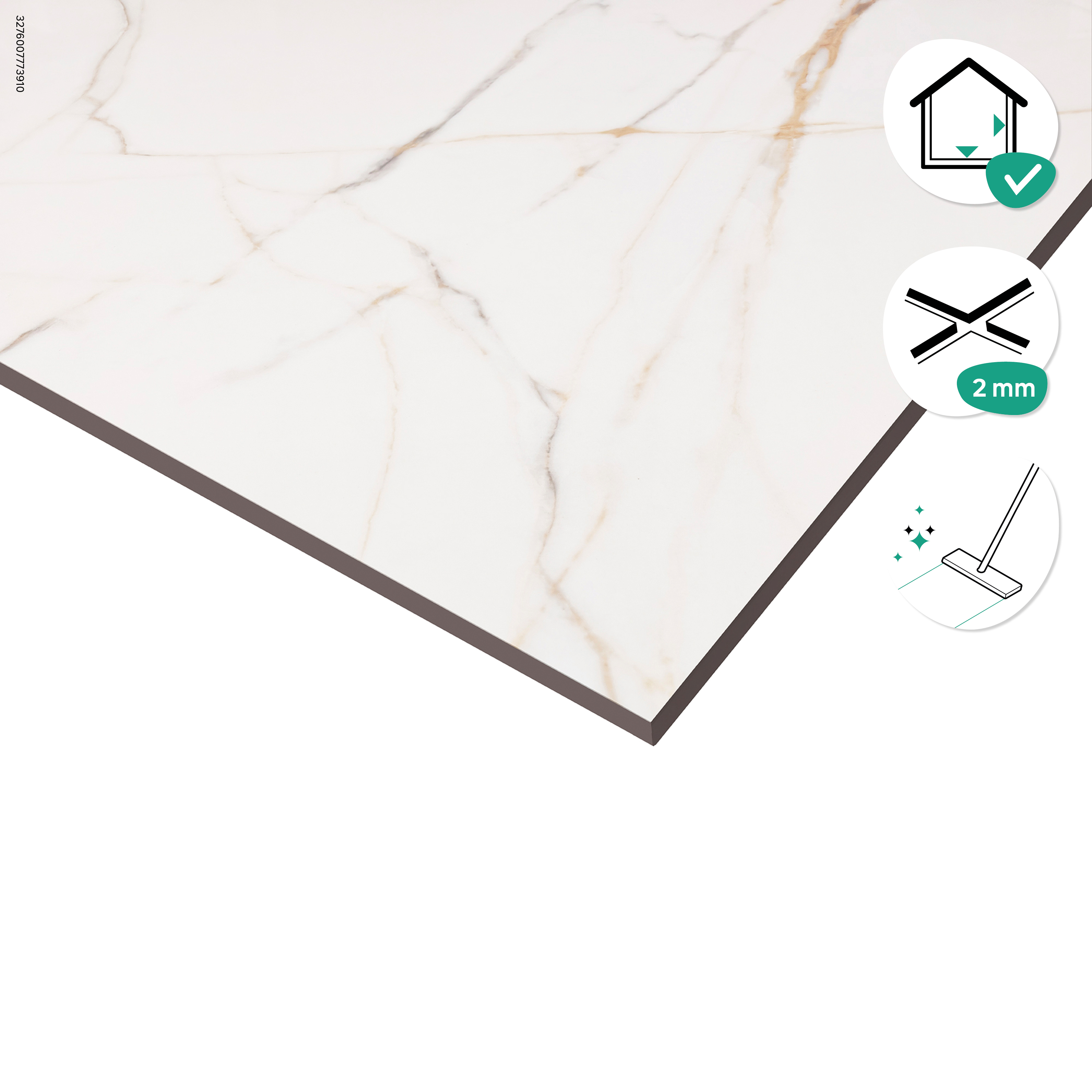 Gres szkliwiony Calacatta Gold 60x120 Artens - 6