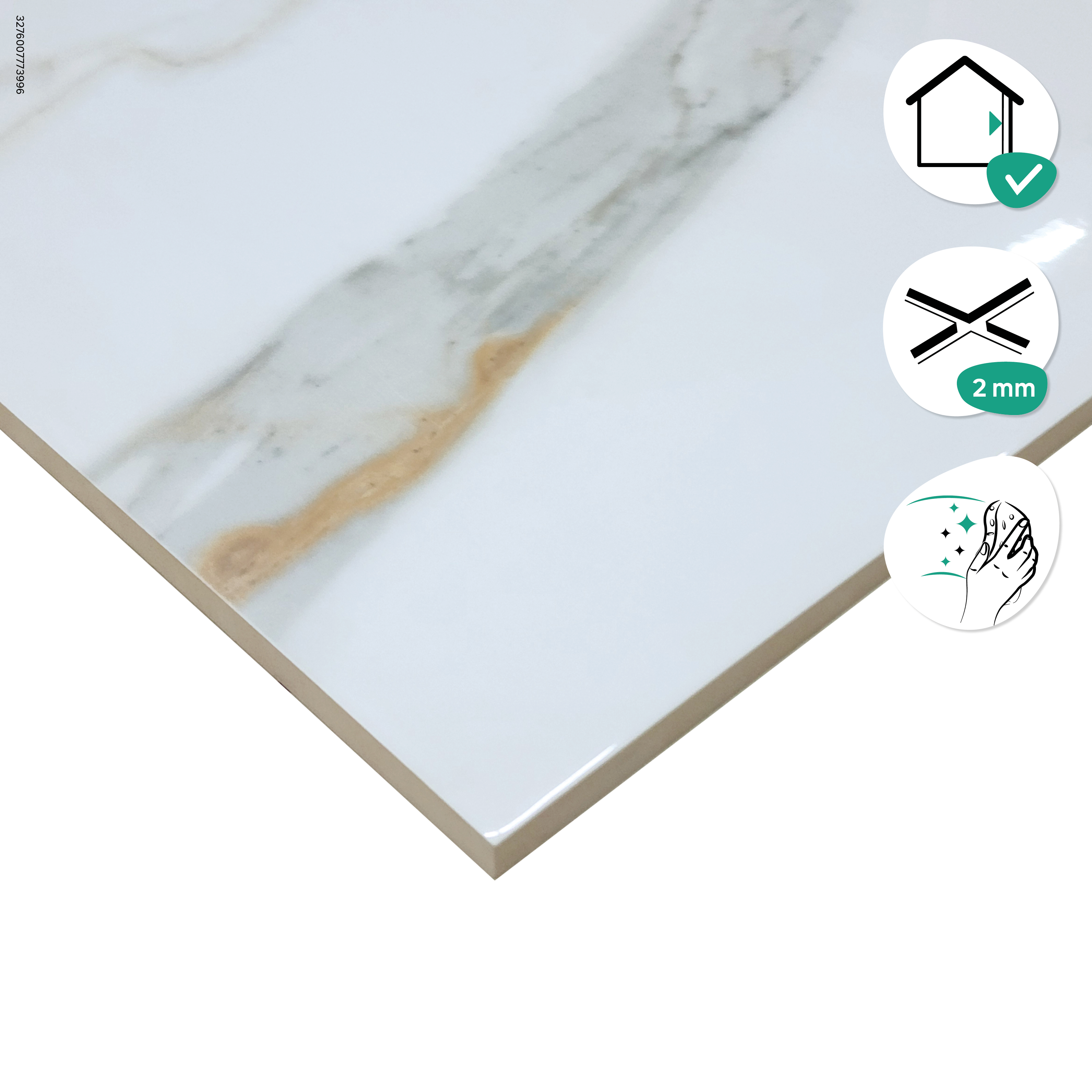 Glazura Cala Gold Glossy 30x60 Artens - 6