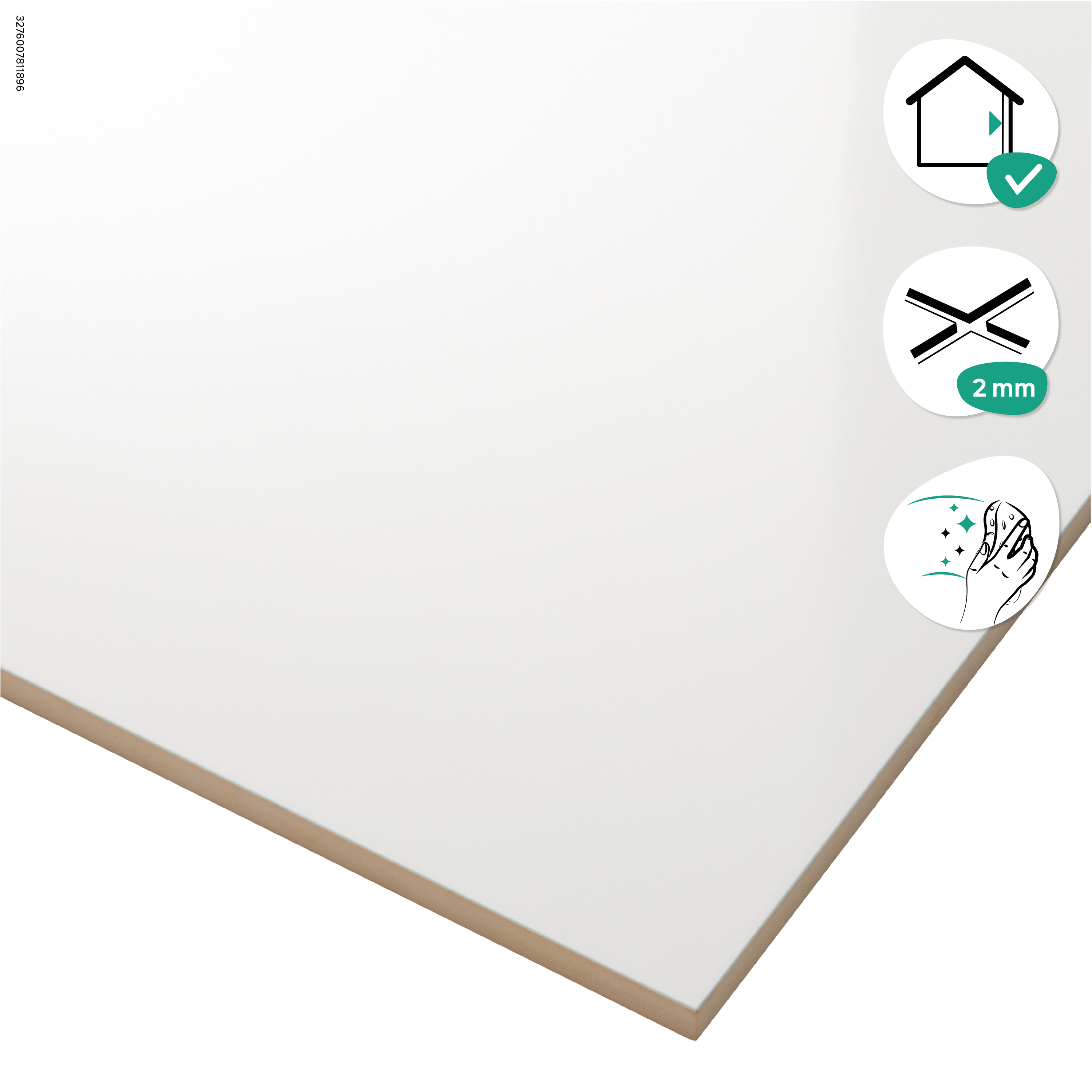 Carrelage mur intérieur blanc brillant Arctic  l.30 x L.60 cm ARTENS - 8