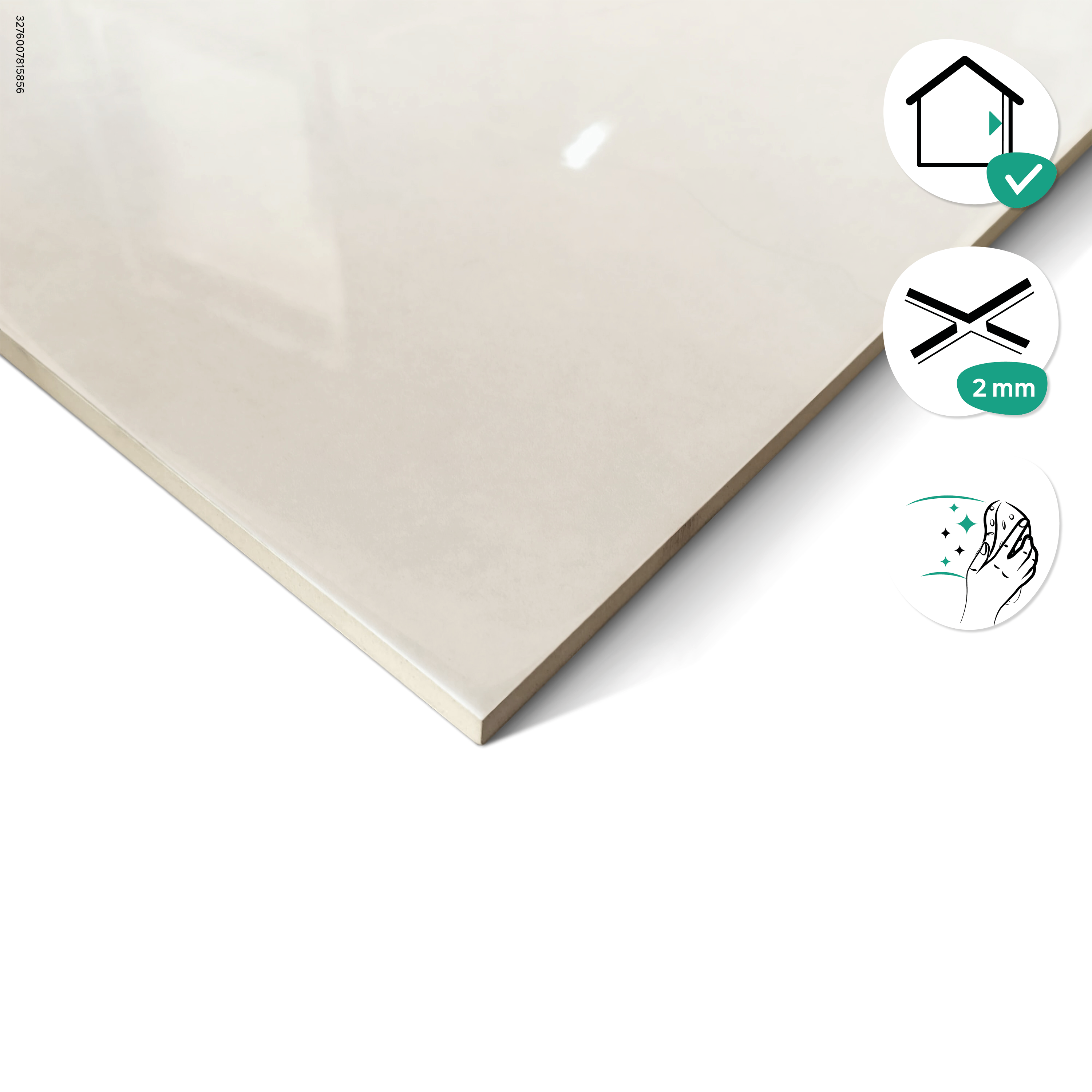 Glazura Pulpis White Glossy 30x60 cm Artens - 4