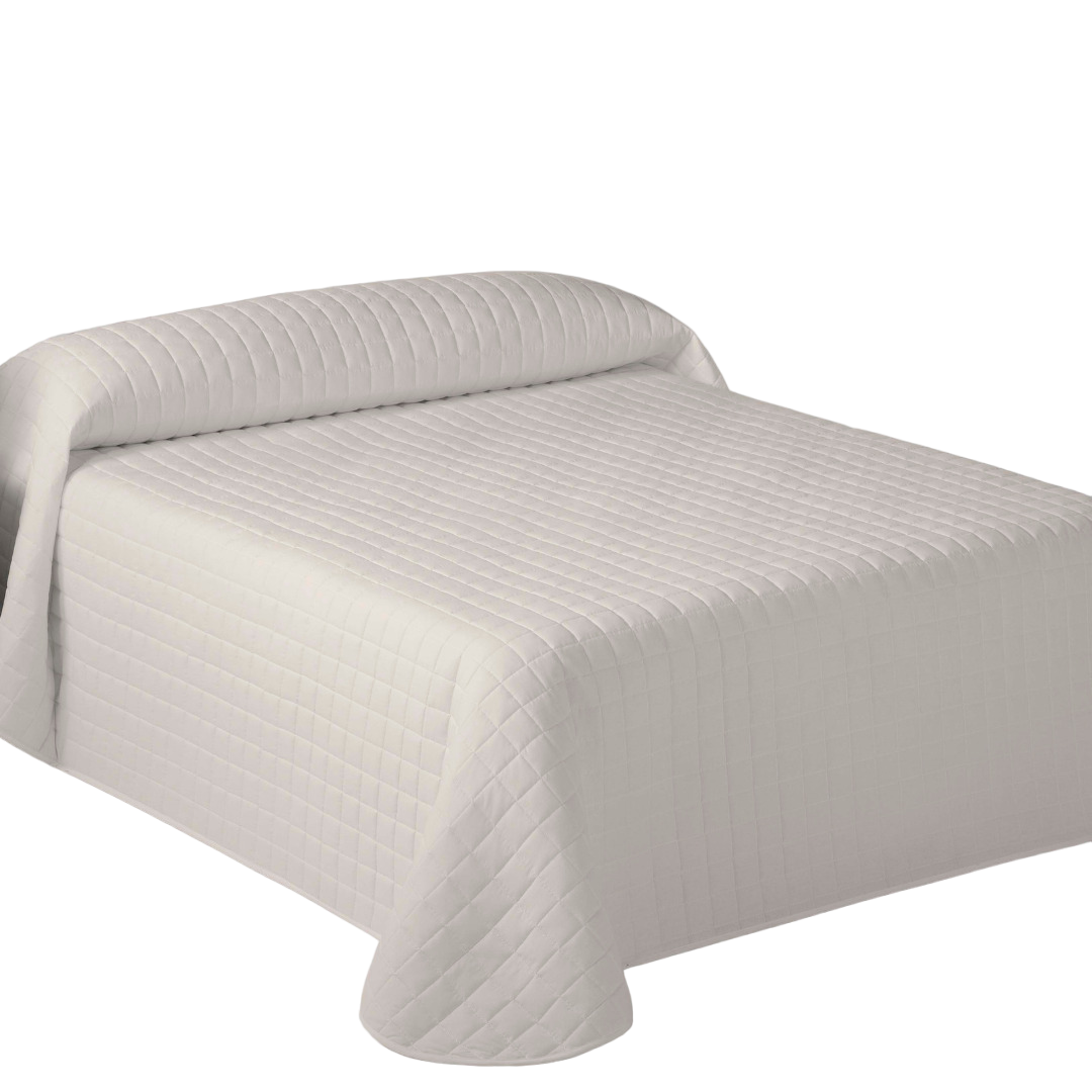 Colcha ROMBOS gris para cama 180 cm - 2