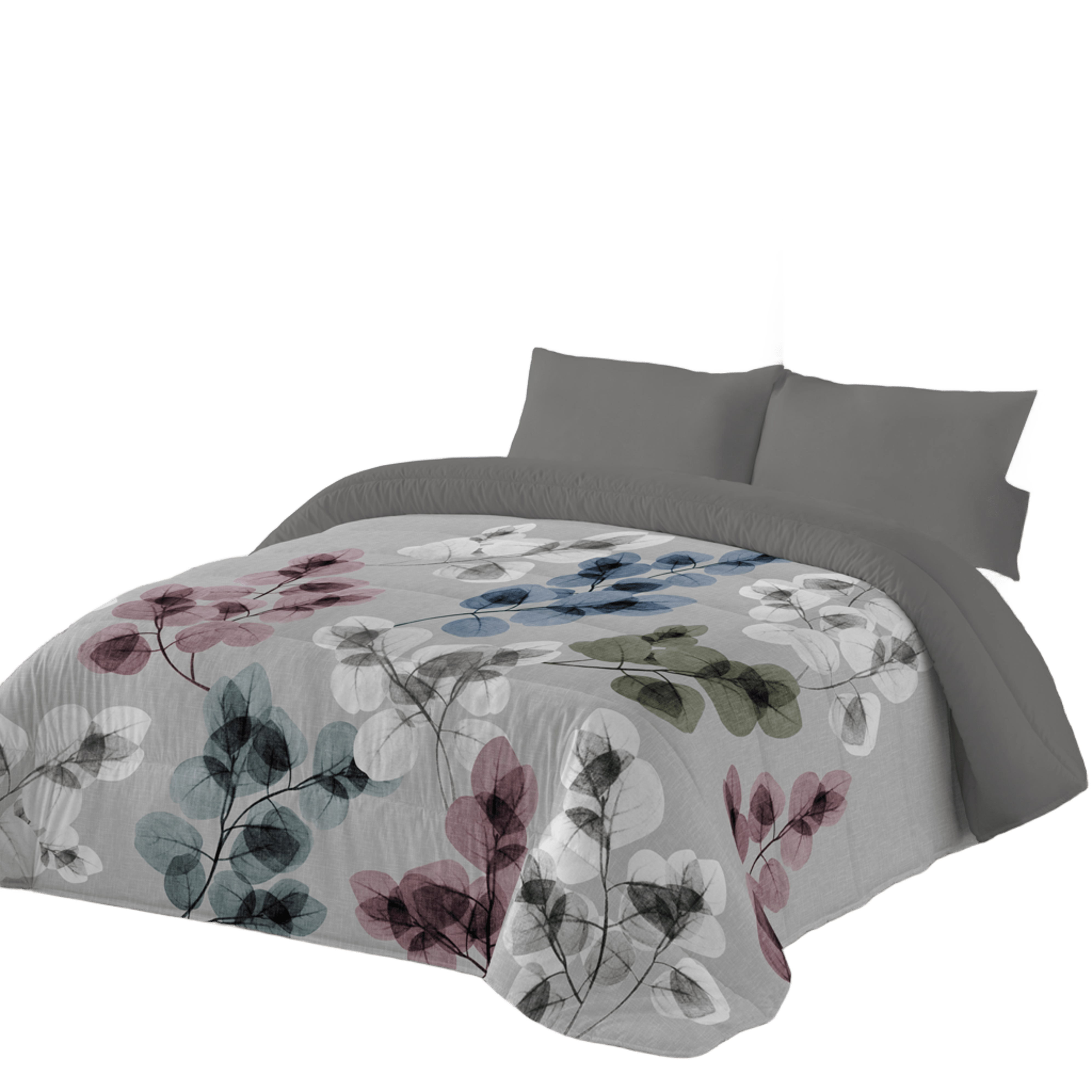 Edredón ONE GRAY 270x260 cm para cama 180 cm - 3
