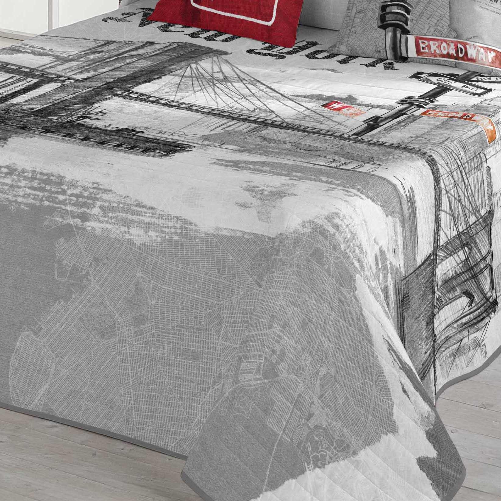 Colcha de cama Bouti Way 270x260 cm + fundas cojín para cama de 180 cm - 5