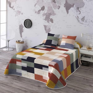 Couette Bouti Entretiempo Modèle Japonaise Confetti - Taille 105 (205x270 Cm) - Décoration De Lit