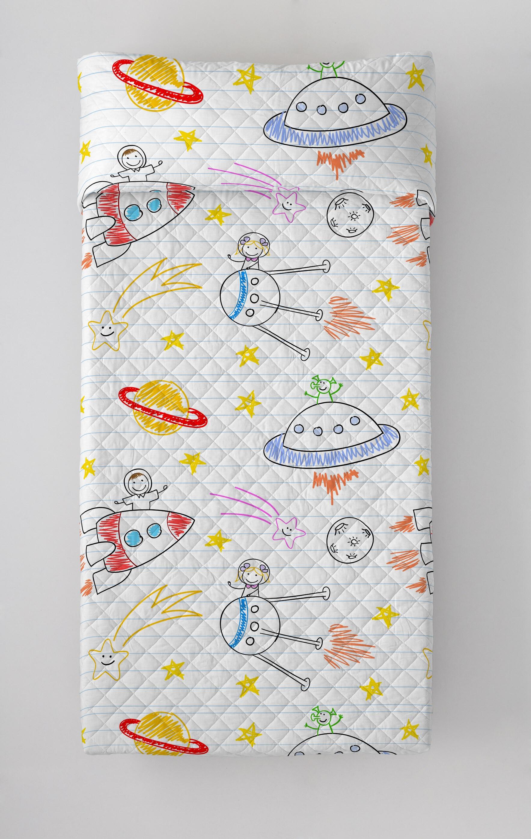 Colcha de cama infantil LLUC 100% algodón para cama 90 cm - 3