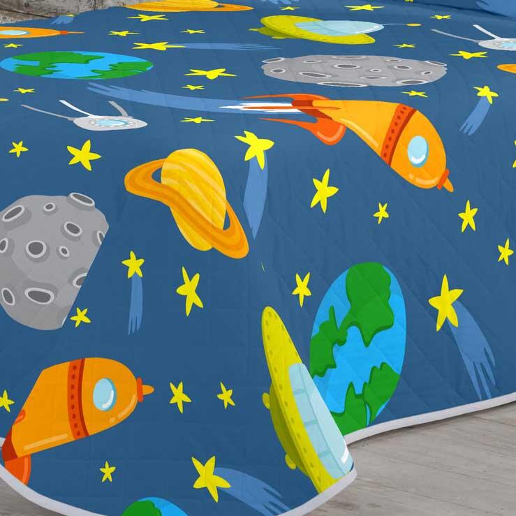 Colcha de cama infantil LLUC 100% algodón para cama 90 cm - 6