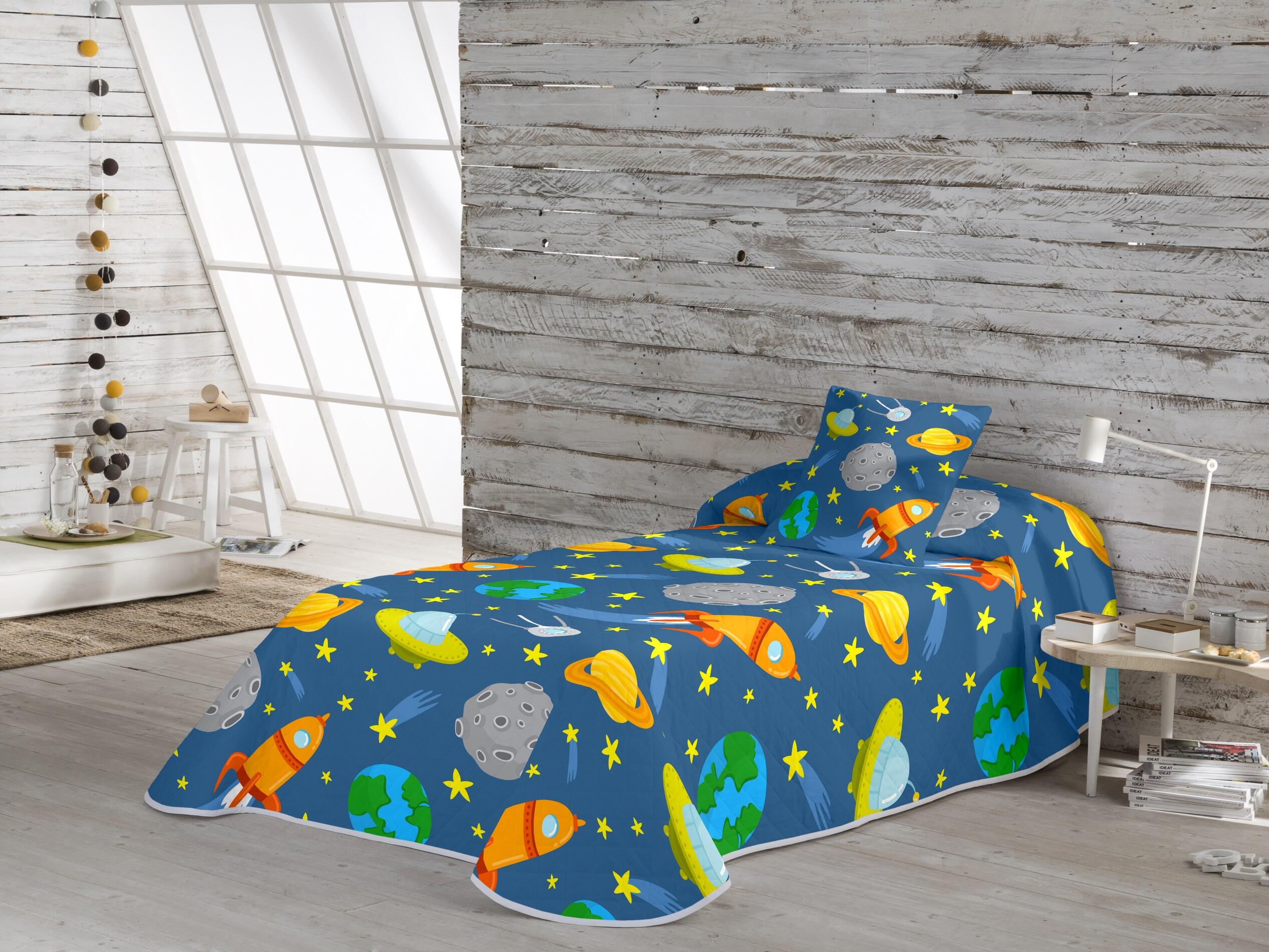 Colcha de cama infantil LLUC 100% algodón para cama 90 cm - 4