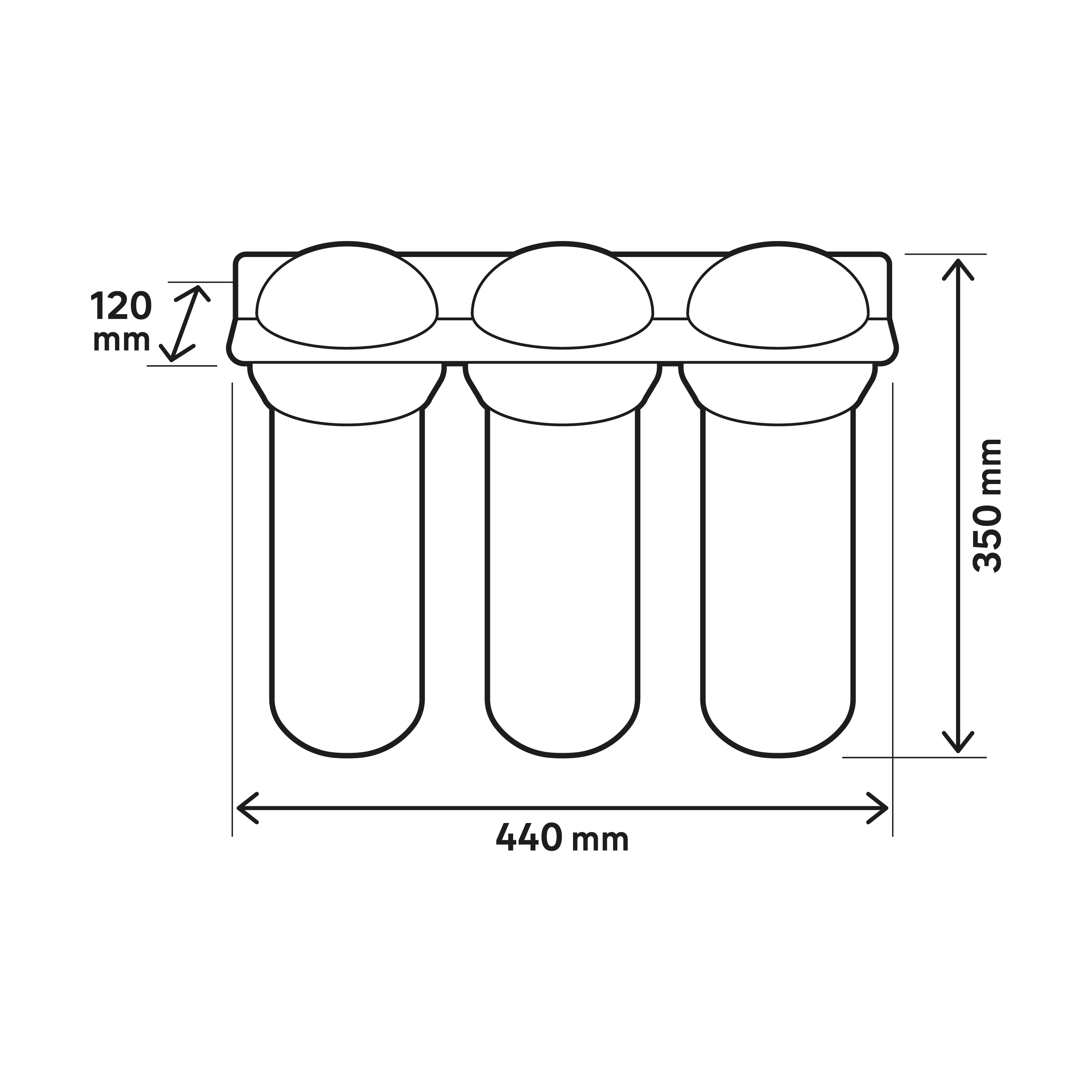 Station pour filtration d'eau de pluie, cartouches incluses 3 actions, EQUATION - 5