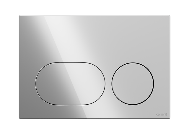 Przycisk spłukujący do stelaża chromowany błyszczący Auro Cersanit