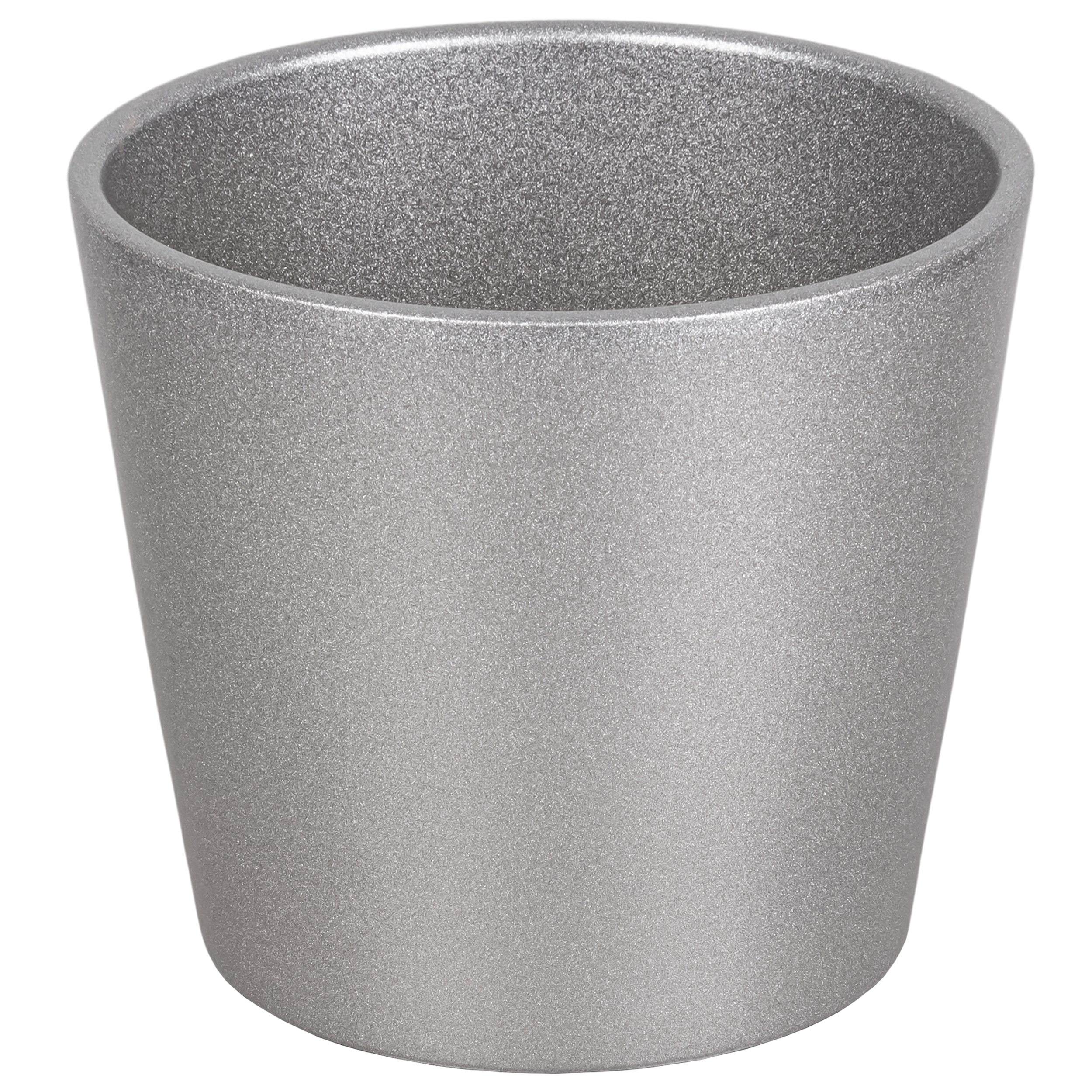 Osłonka doniczki ceramiczna Charms 13cm srebrna Ceramik