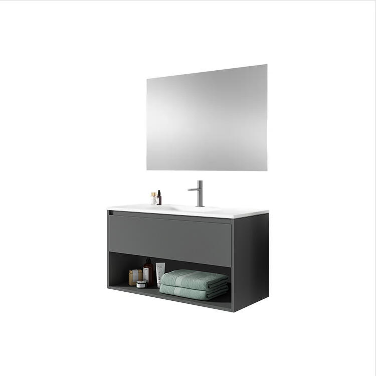 Conjunto de baño PUMBA antracita 100x45,5 cm - 2