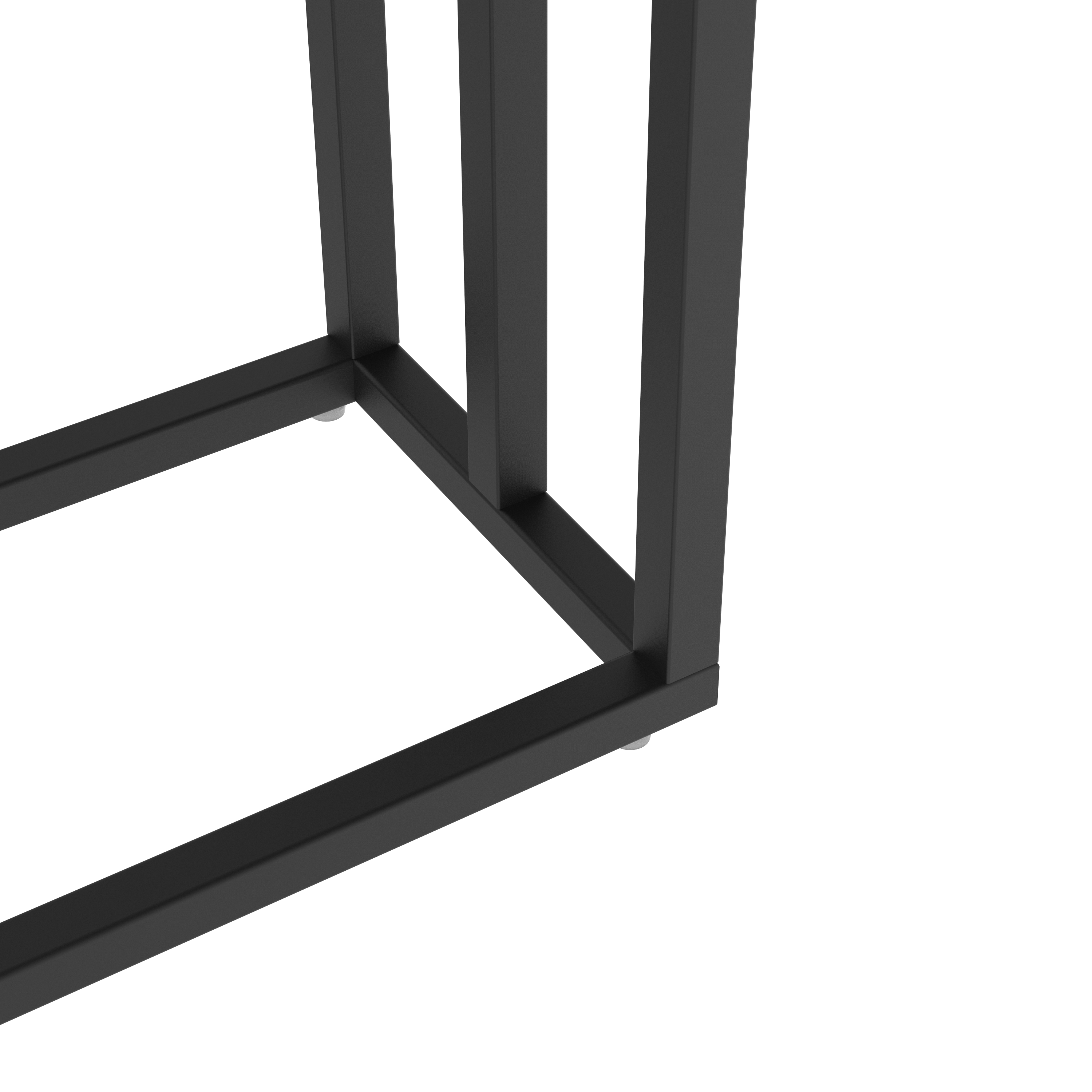 Stojak łazienkowy na ręczniki potrójny Quaddro czarny Sensea - 7