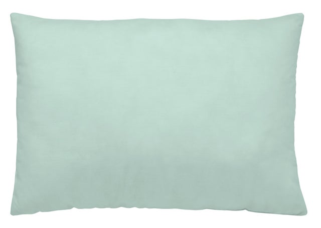 Funda almohada algodón 144 hilos verde claro 45x90 cm