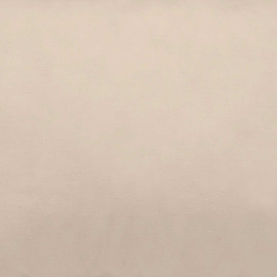 Funda de almohada algodón 144 hilos beige 45x90 cm - 2