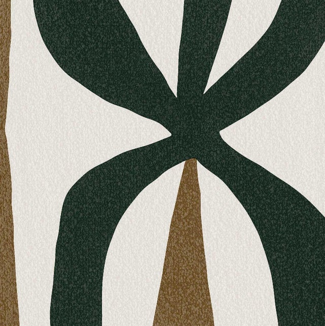 Papier peint intissé Utopie wax vert mélèze