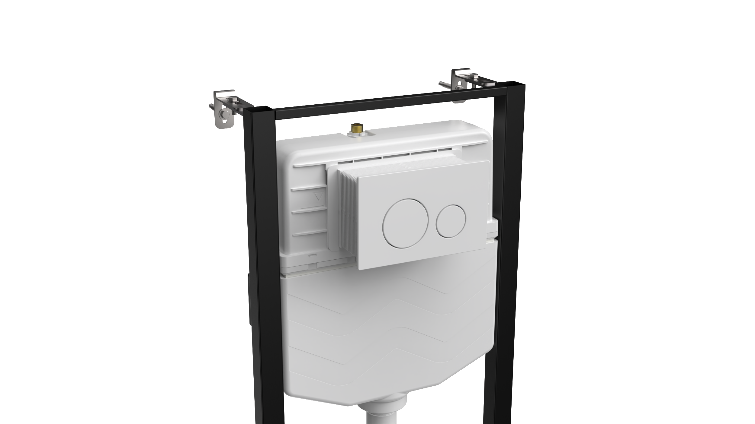 Bâti support mural pour WC suspendu, SENSEA Essential - 4