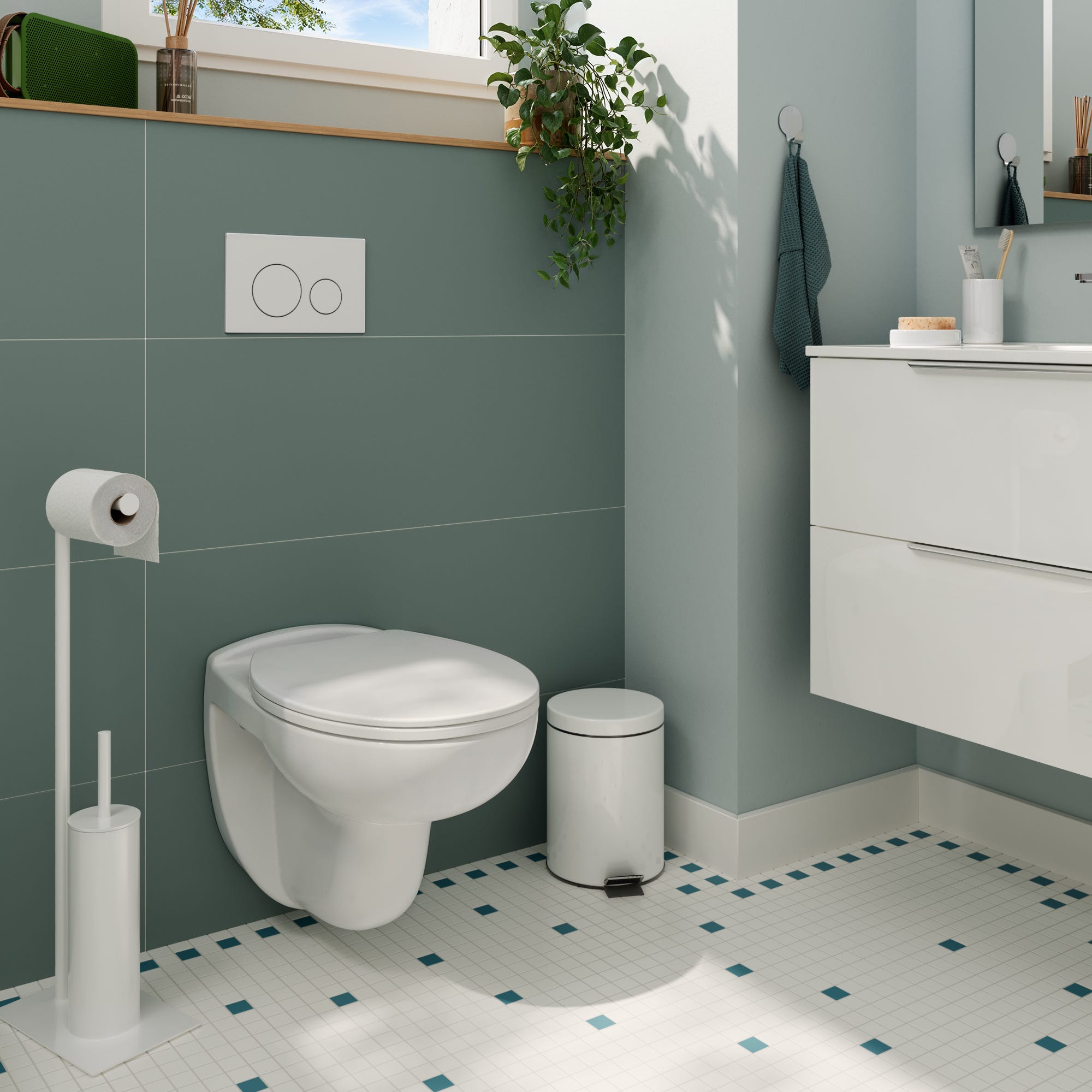 Cuvette pour WC suspendu, SENSEA Essential Leroy Merlin