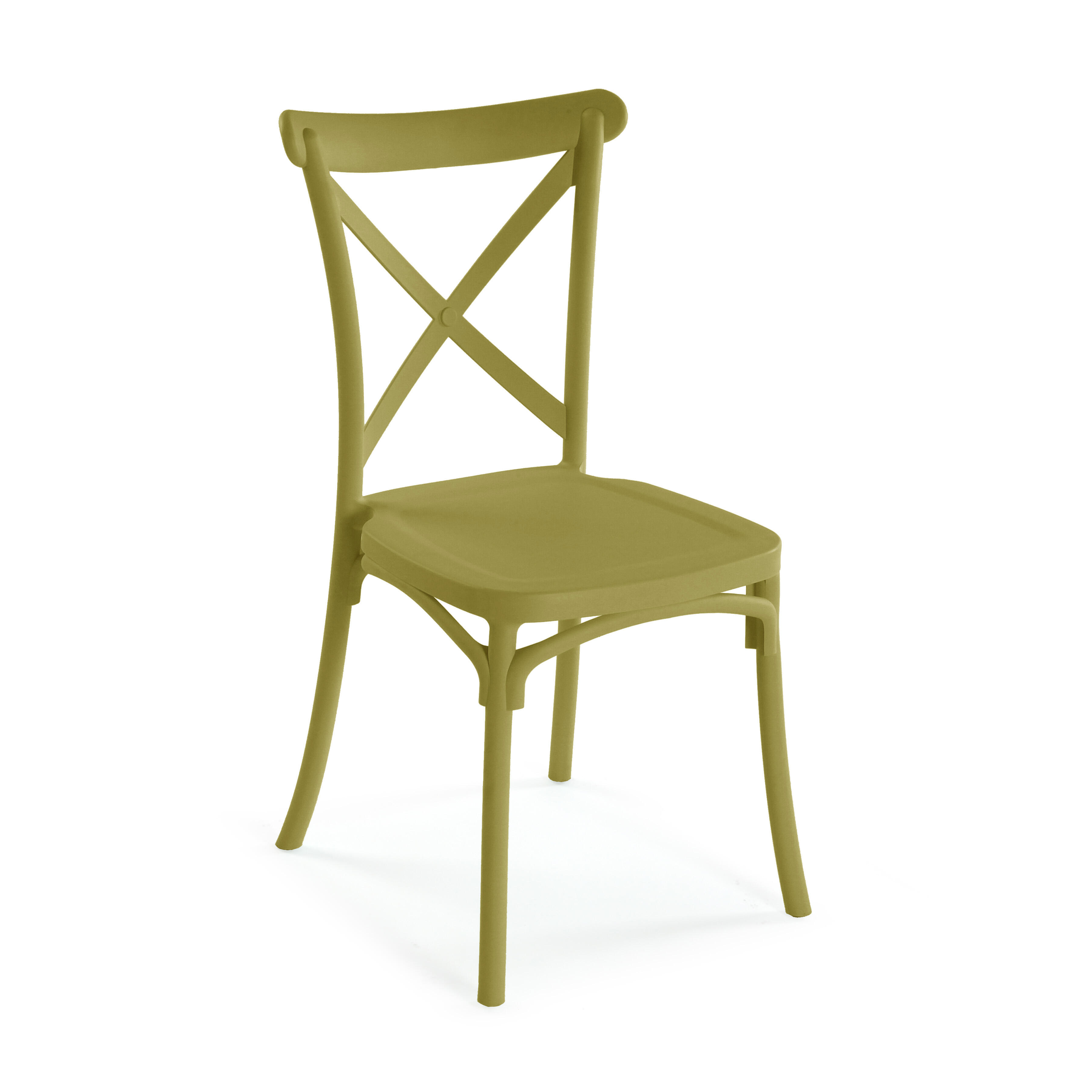 Silla versa amarilla 43x88x43cm