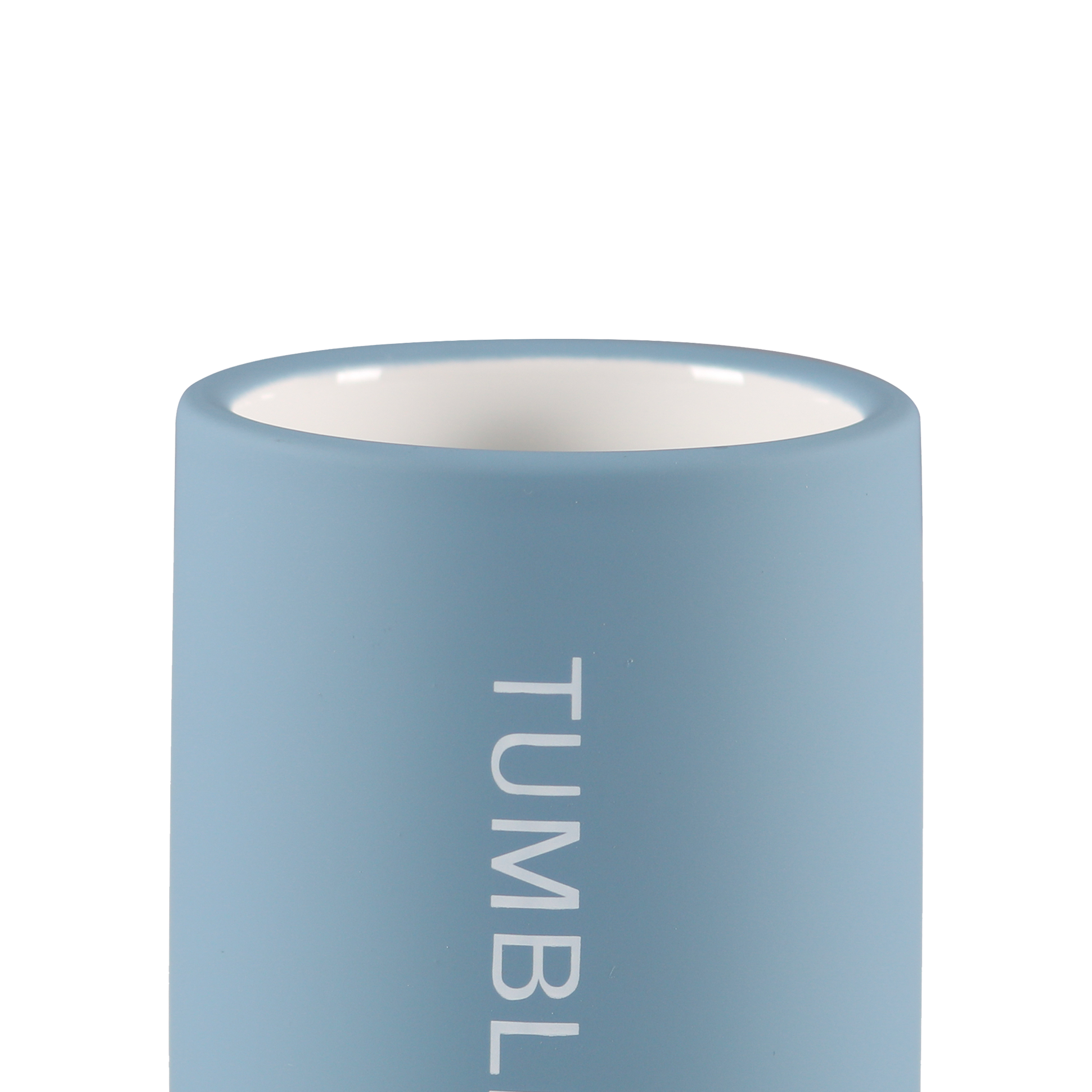 Kubek na szczoteczki do zębów Soft blue niebieski mat Sensea - 3