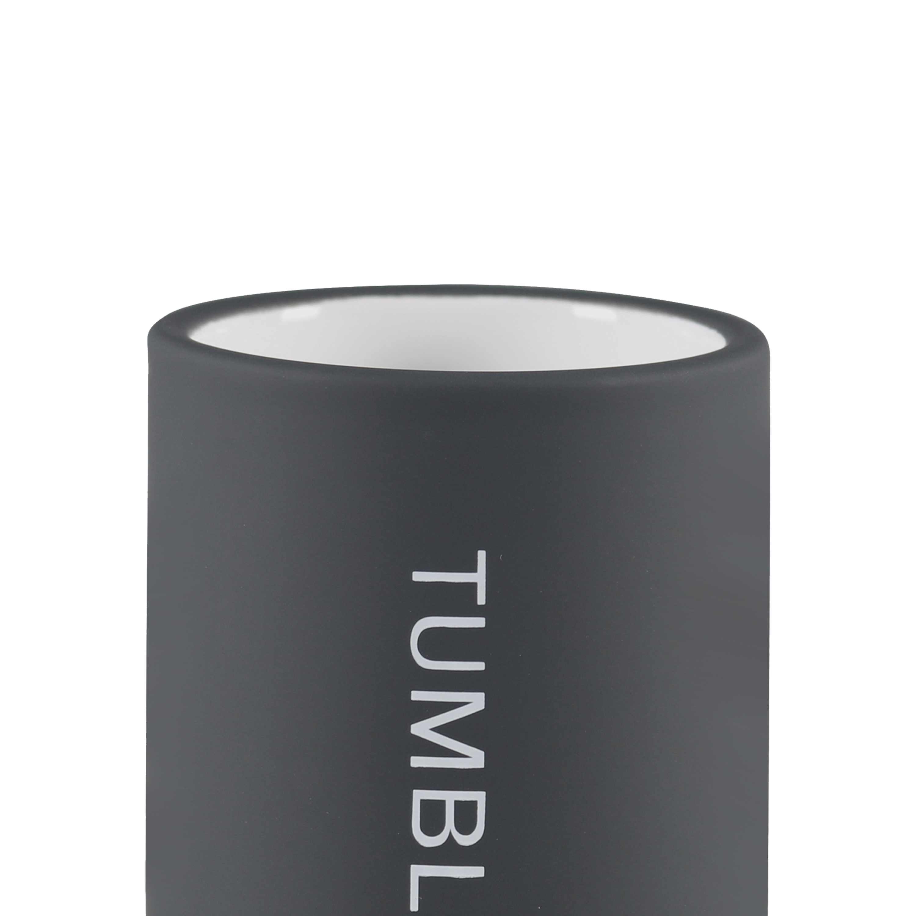 Gobelet de salle de bains Soft noir SENSEA - 5