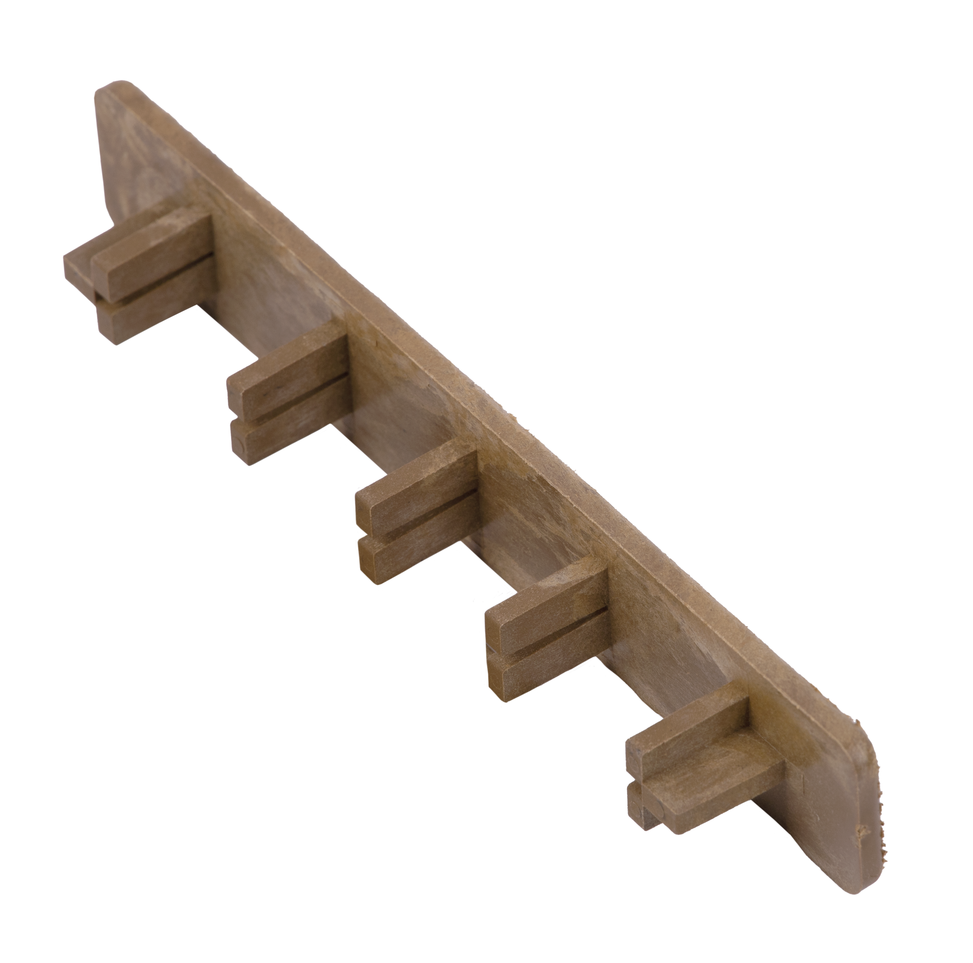 Zaślepka do desek kompozytowych Modern 12x4 cm 12szt. jasny brąz DLH - 2