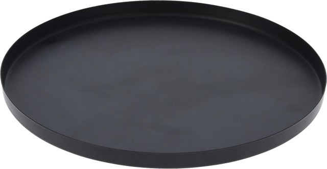 Świecznik metalowy do kompozycji świec śr. 21 cm czarny