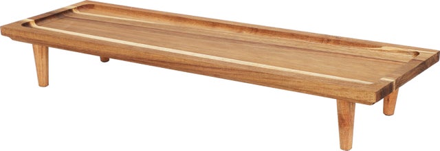 Taca dekoracyjna drewniana 17.7 x 55 x 8 cm