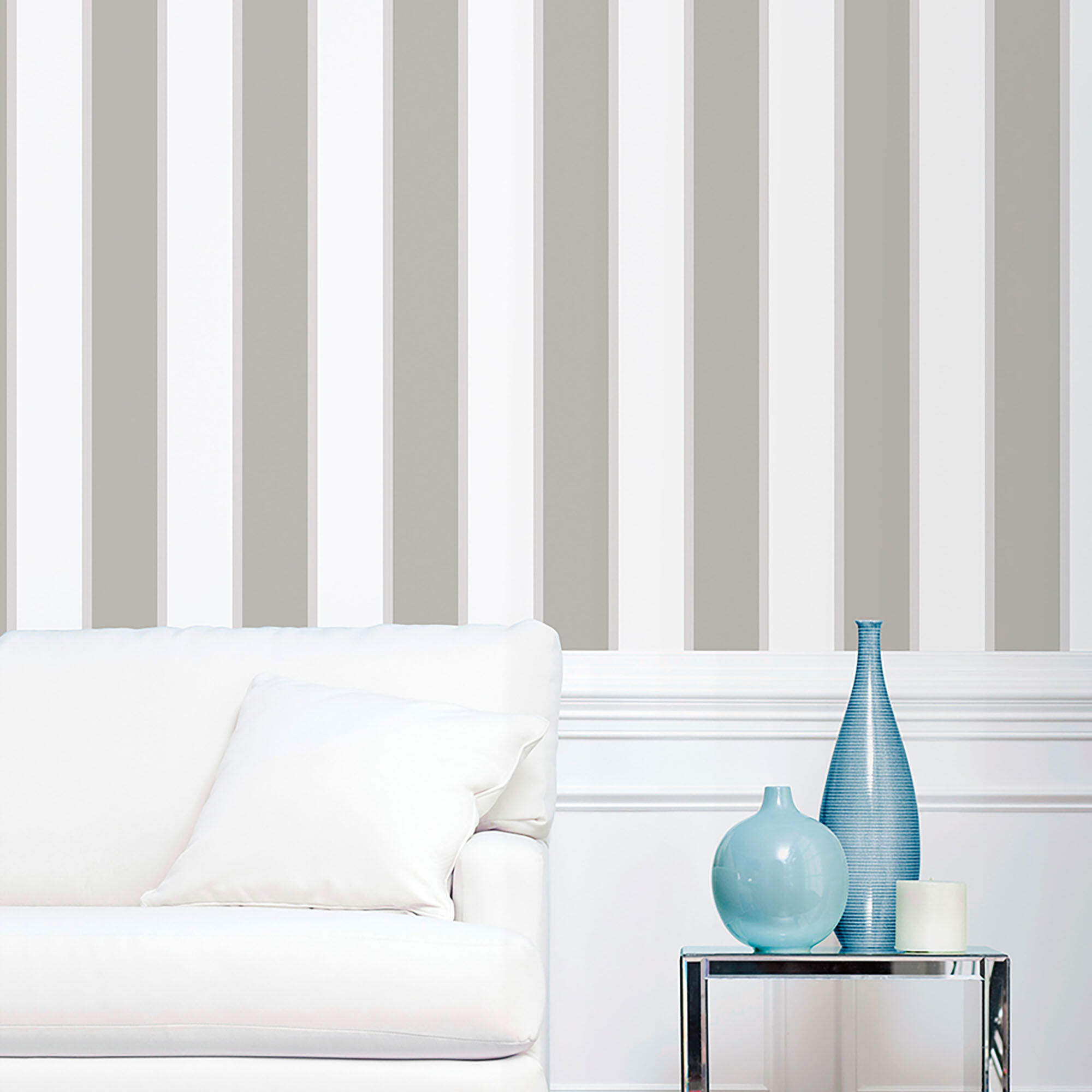 Papel pintado vinilo geométrico smart 2002 gris