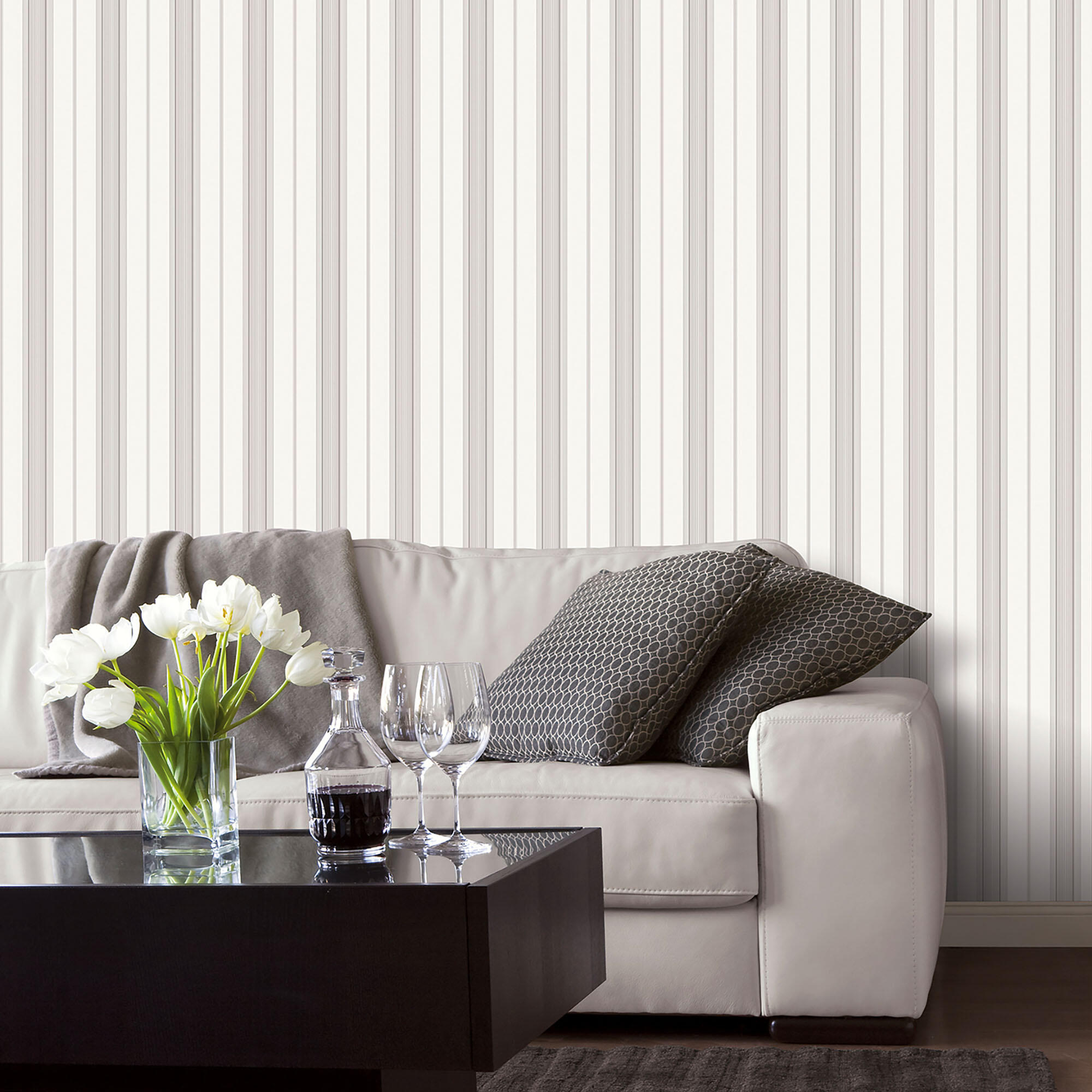 Papel pintado vinilo geométrico smart 2015 gris