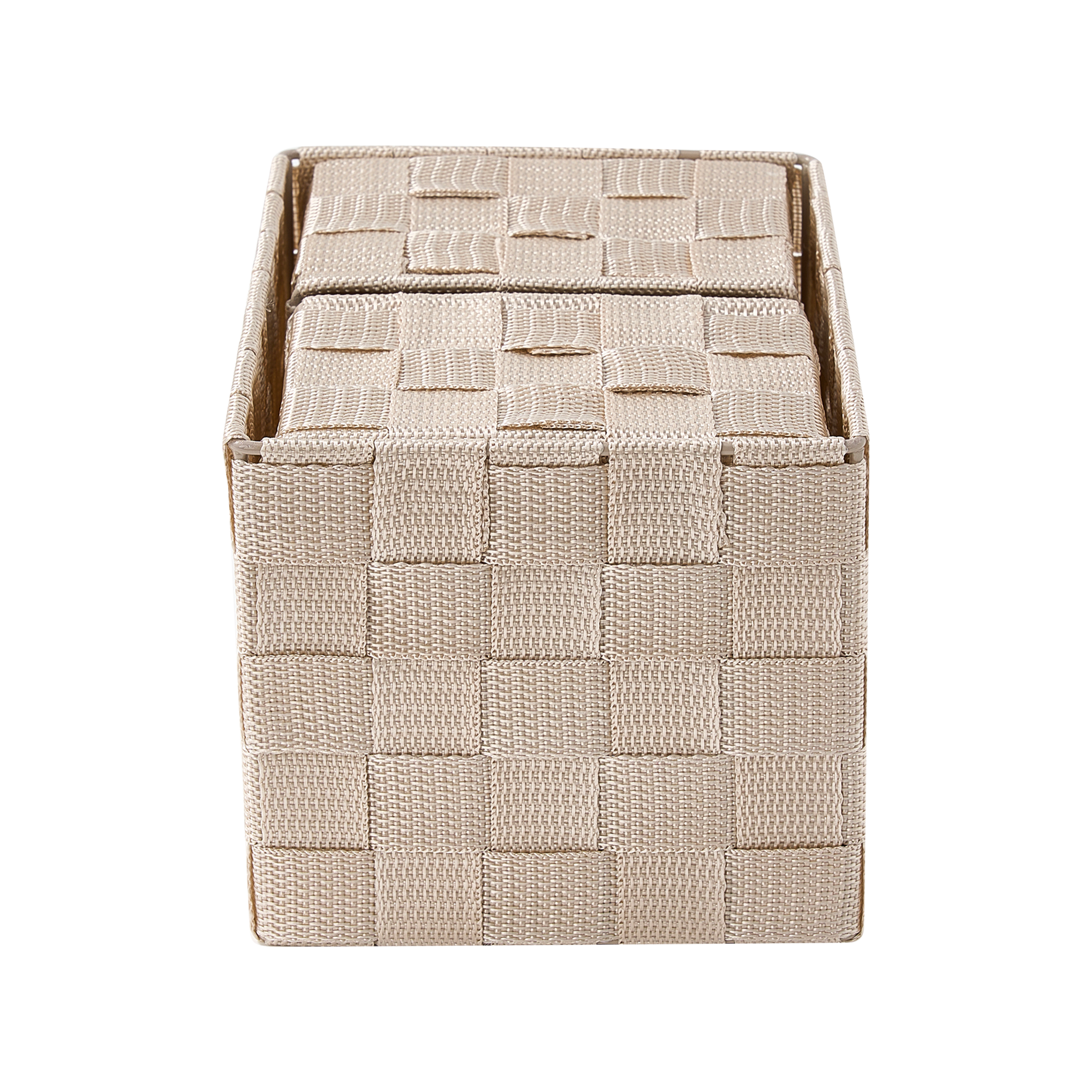 Conjunto 3 organizadores bege Sensea Silk - 2